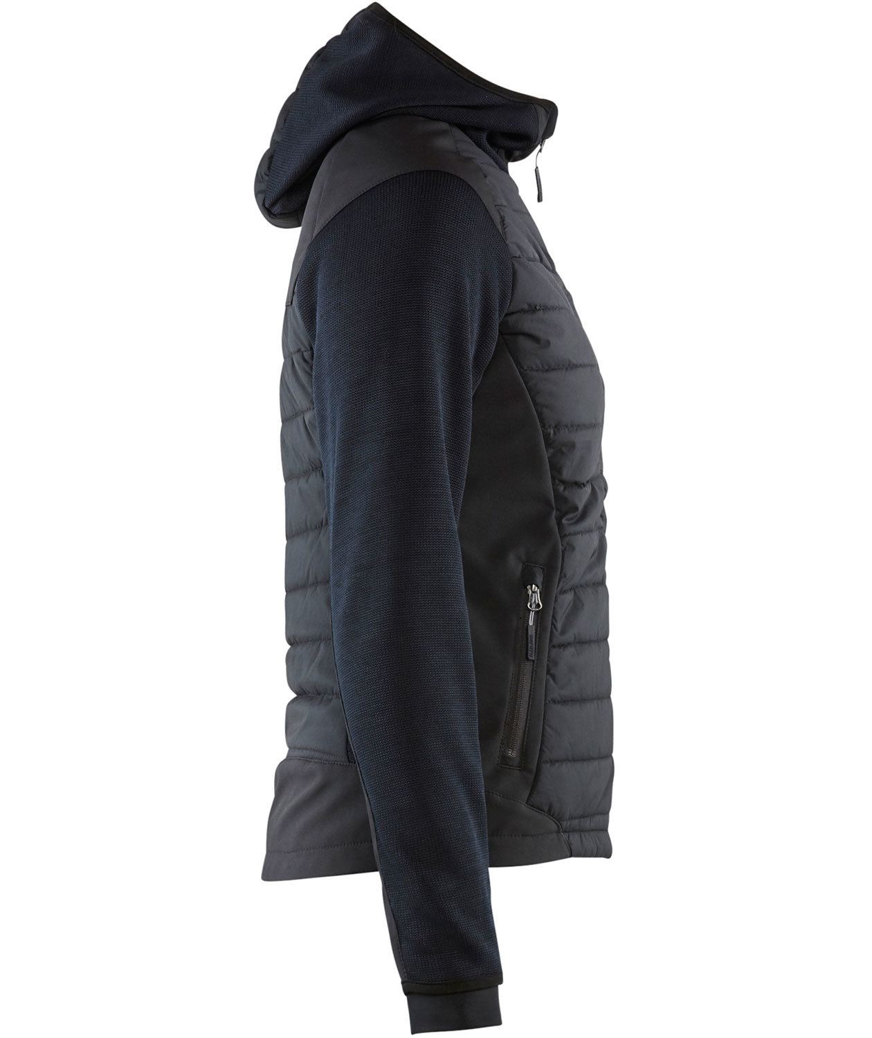 Bl&aring;kl&auml;der dame hybridjakke, M&oslash;rk Marinebl&aring;/Svart, large image number 3