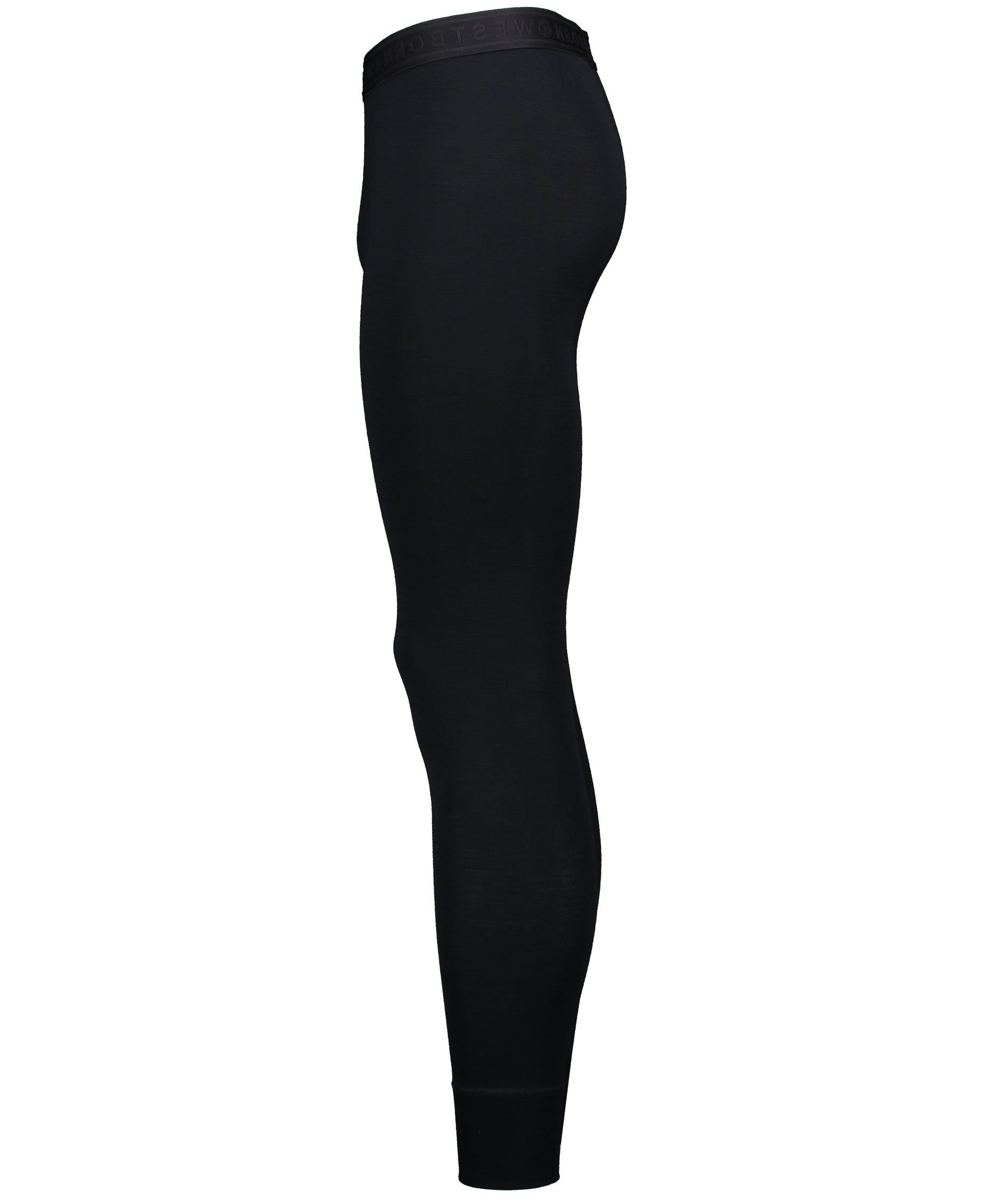 Westborn baselayer bukser med merinould, Black, large image number 6