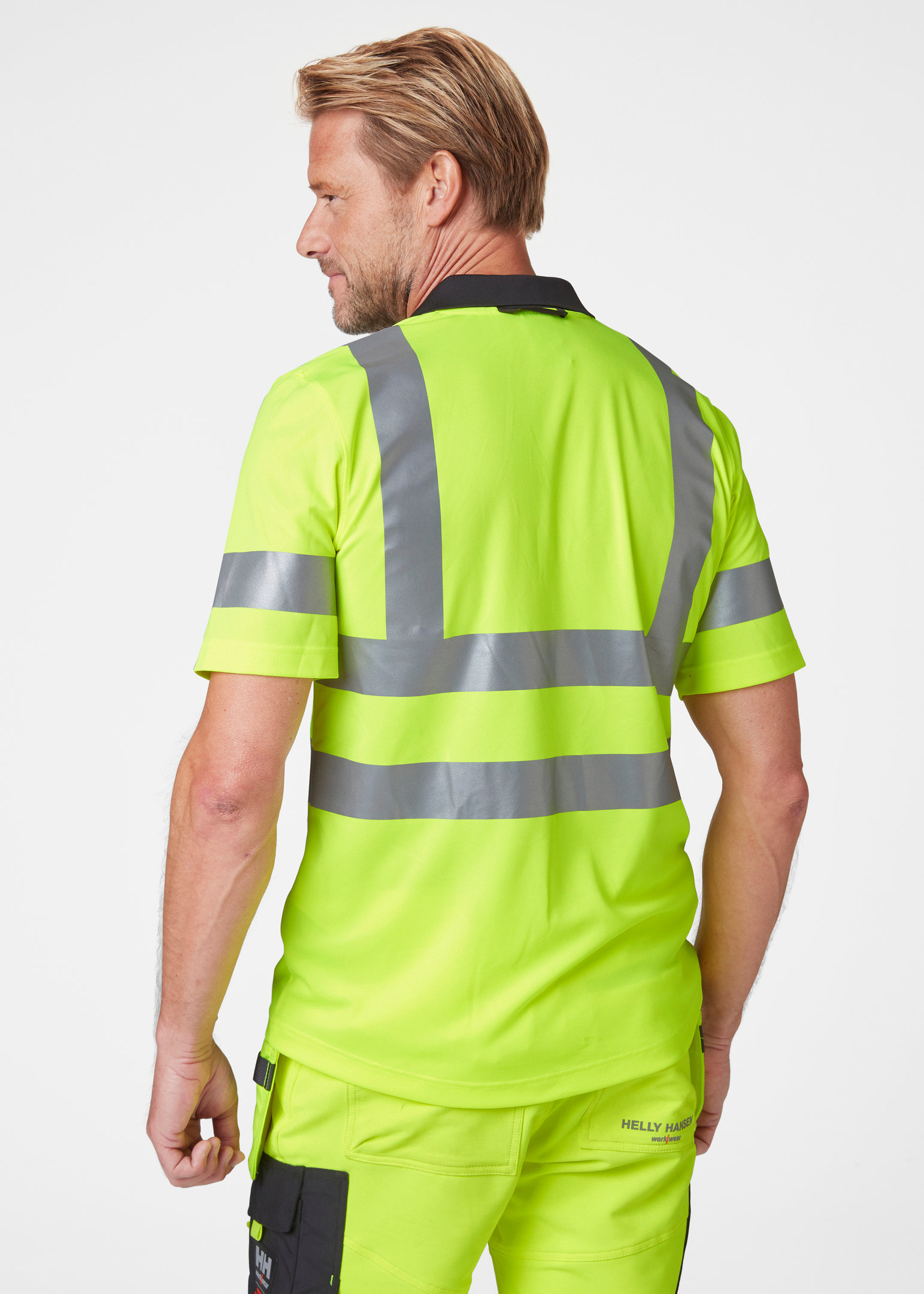 Helly Hansen Addvis polo T-shirt full stretch, Gul, large image number 2