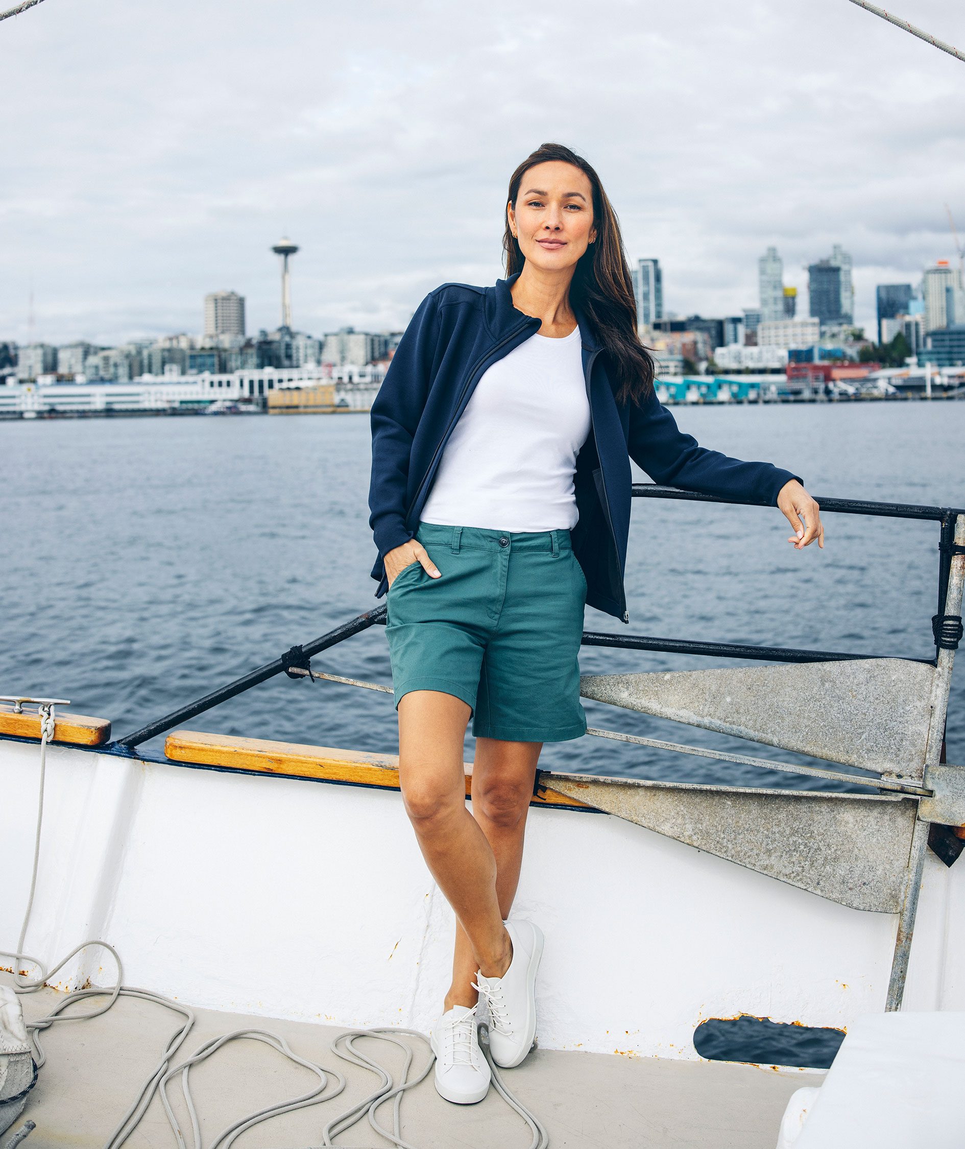 Cutter & Buck Edgemont dameshorts, Pine green