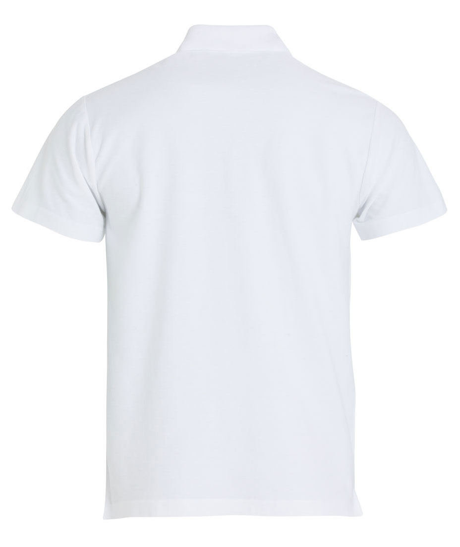 Clique Basic Polo T-shirt for kids, White, large image number 2