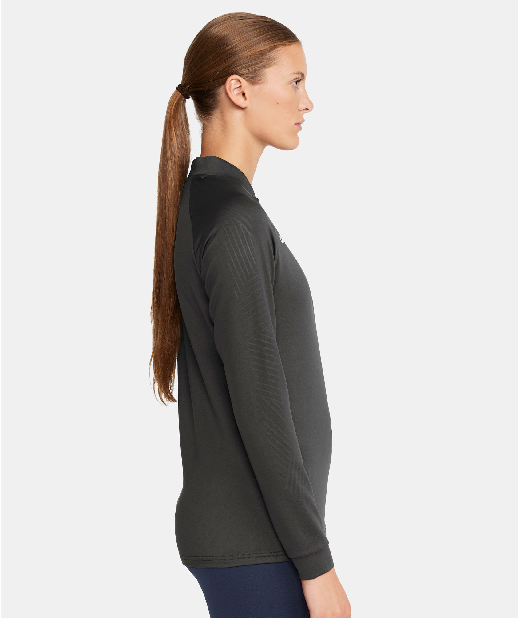 Craft Extend Damen Halfzip Trainingspullover, Asphalt, large image number 3