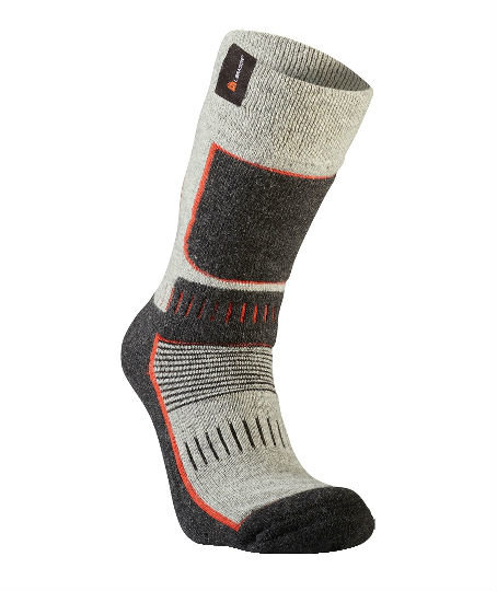 L.Brador 741U ull arbetsstrumpor, Kol/Orange