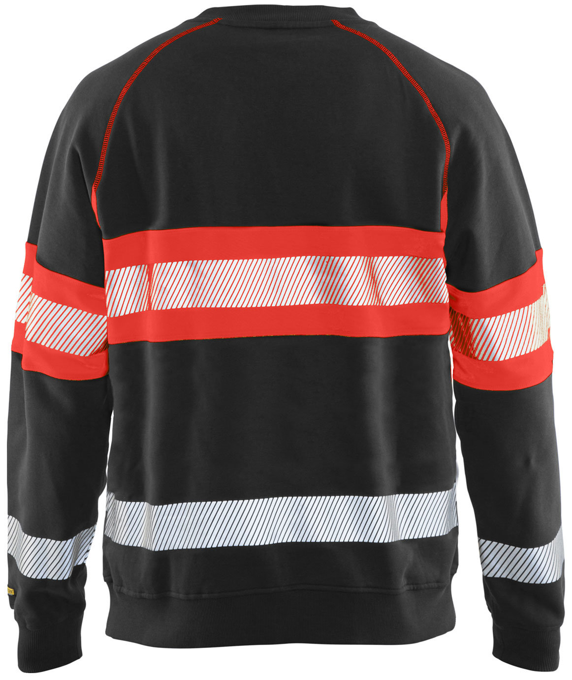 Bl&aring;kl&auml;der sweatshirt, Svart/Hi-Vis R&oslash;d