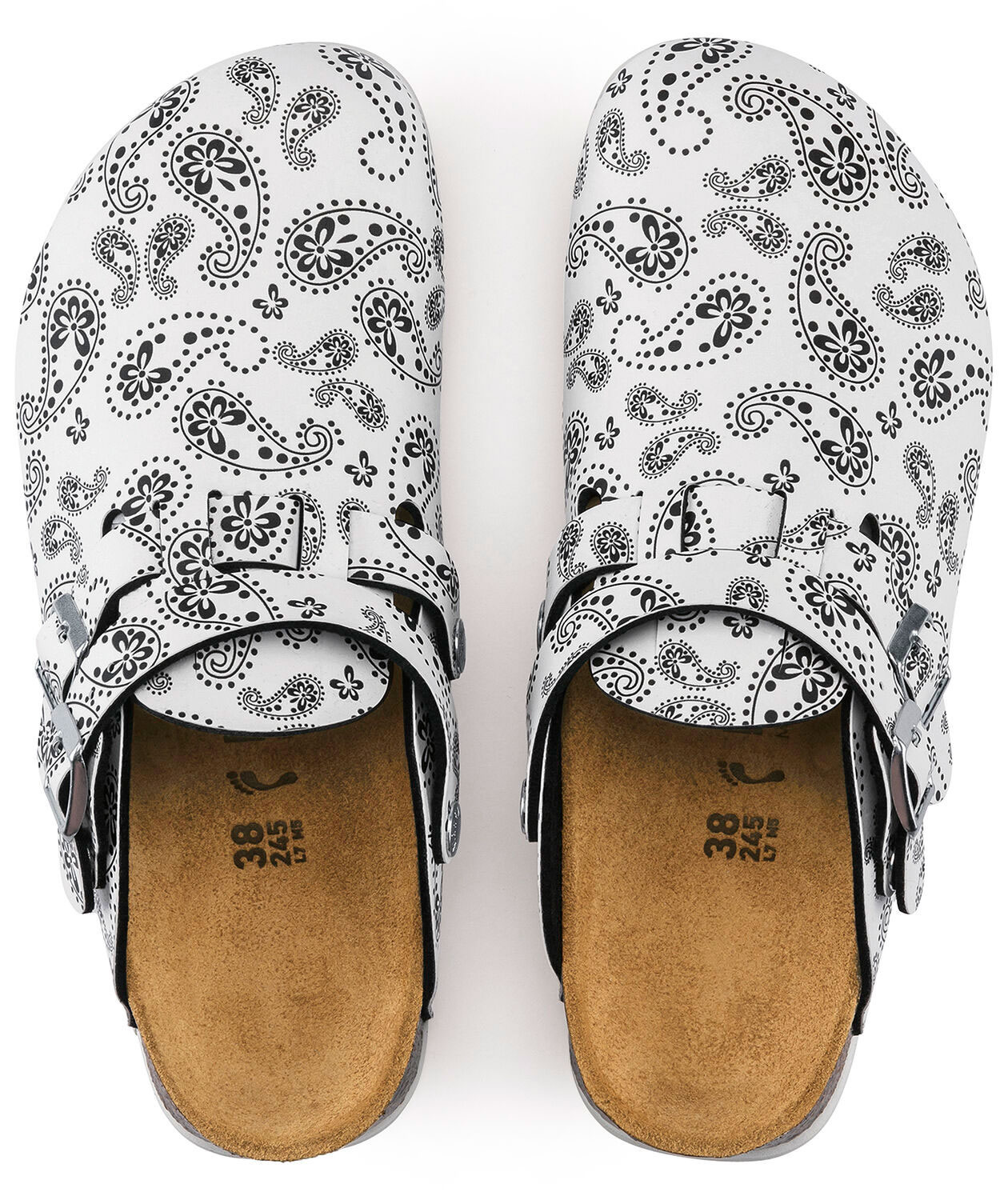 Birkenstock Kay Narrow Fit dame sandaler, Hvid/Sort, large image number 3