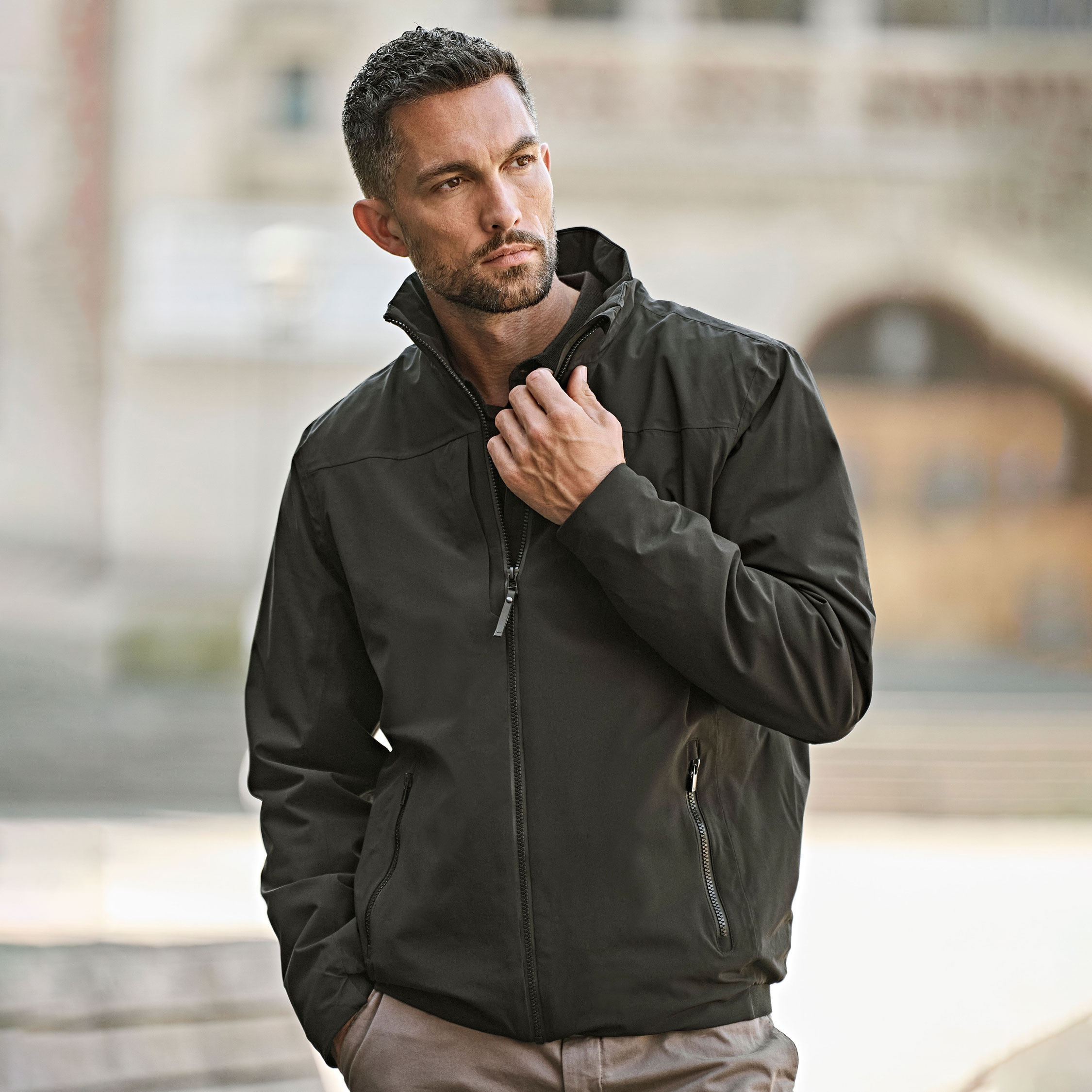 Tee Jays All Weather jacka, Svart