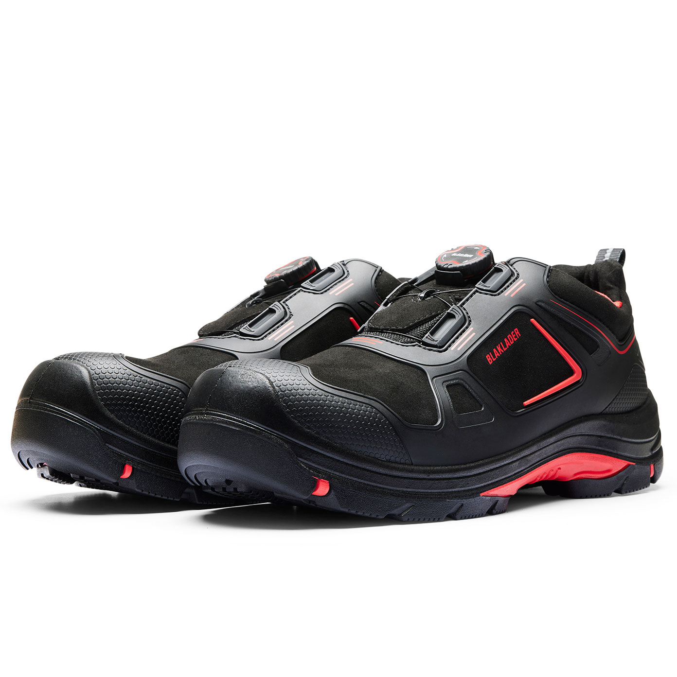 Bl&aring;kl&auml;der Gecko safety shoes S3, Black/Red, large image number 1