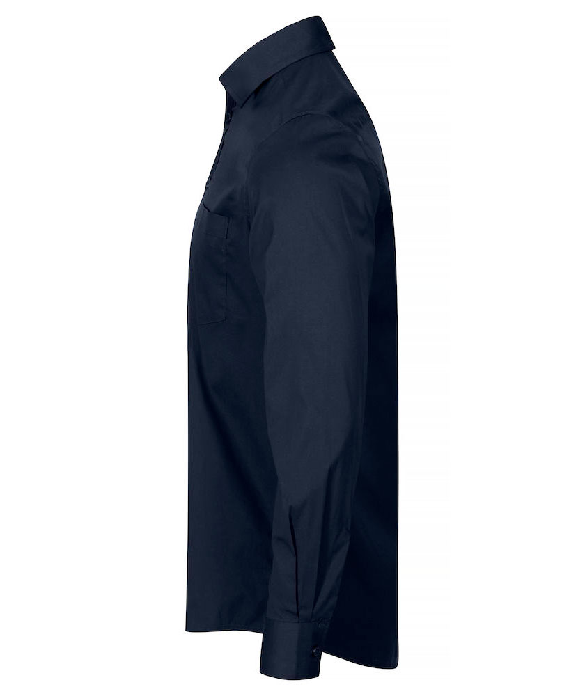 Clique Stretch Shirt, Dark navy, large image number 2