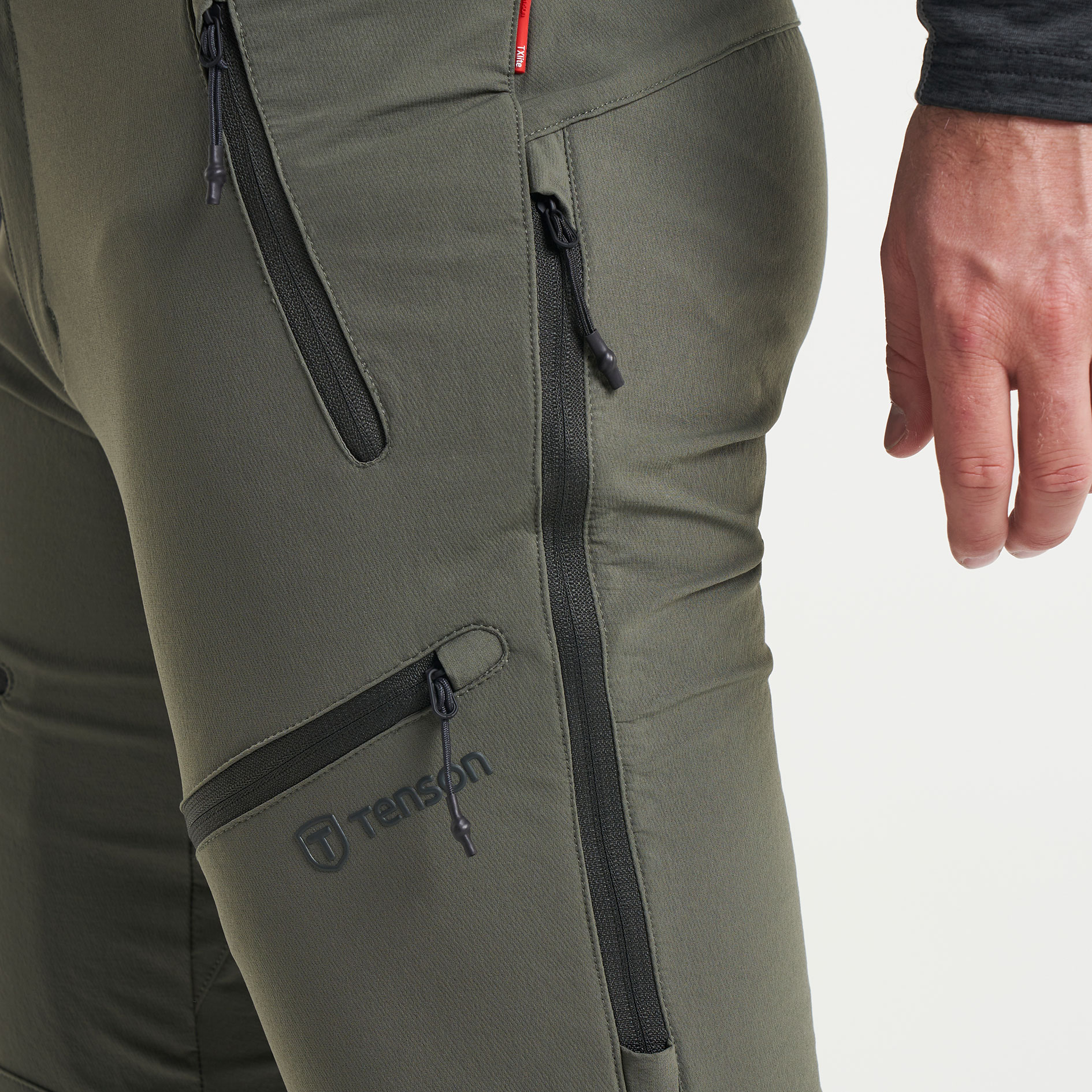 Tenson TXlite Flex bukse, Dark Olive, large image number 5