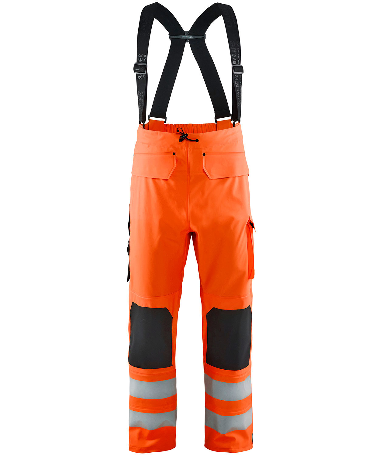 Bl&aring;kl&auml;der regnbukser, Hi-vis Orange, Hi-vis Orange, swatch