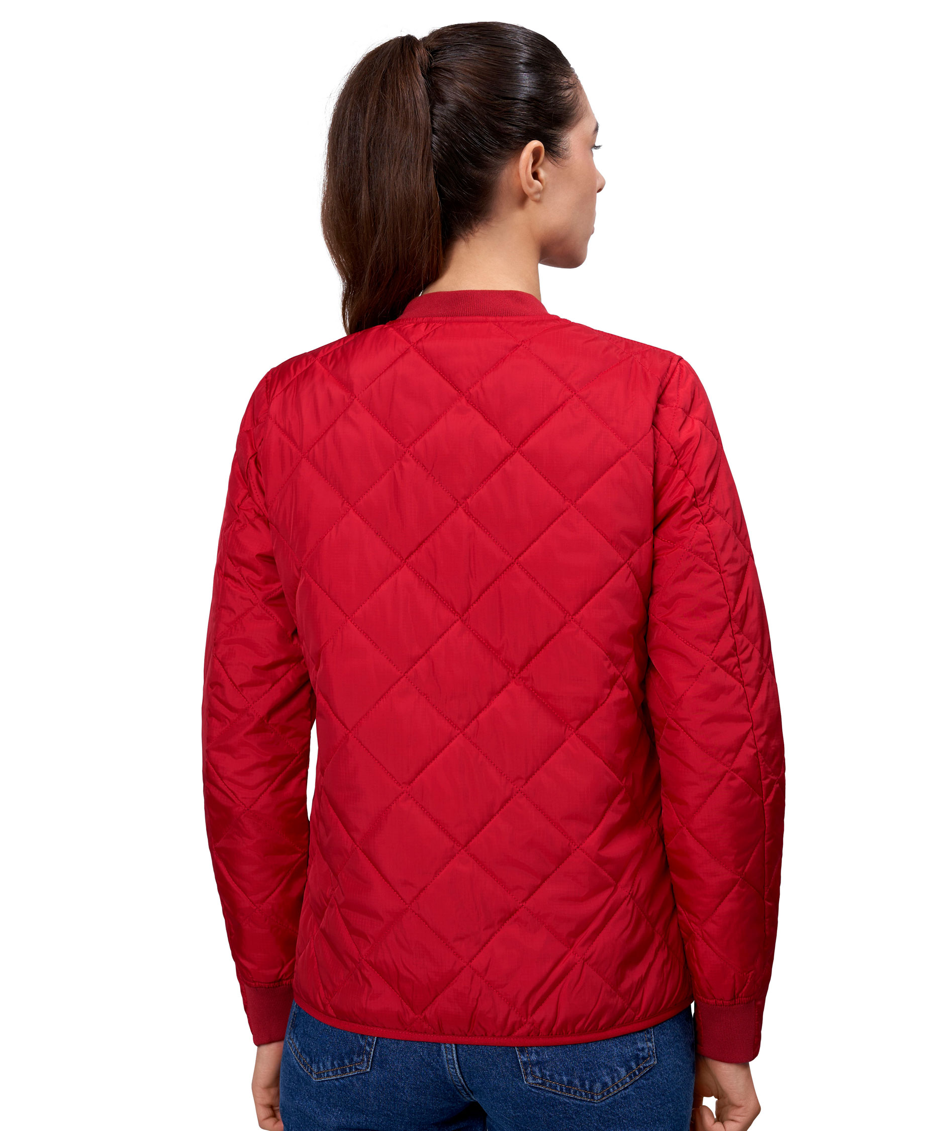 ID Allround women's quilted thermal jacket, Red, large image number 2