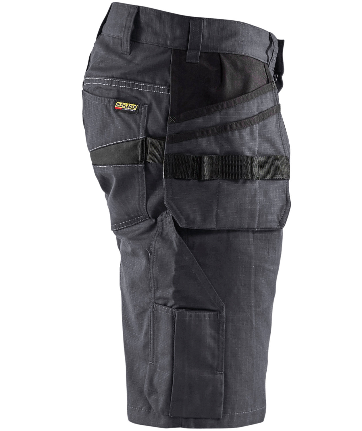Bl&aring;kl&auml;der Unite Handwerkershorts, Mittelgrau/schwarz, large image number 2