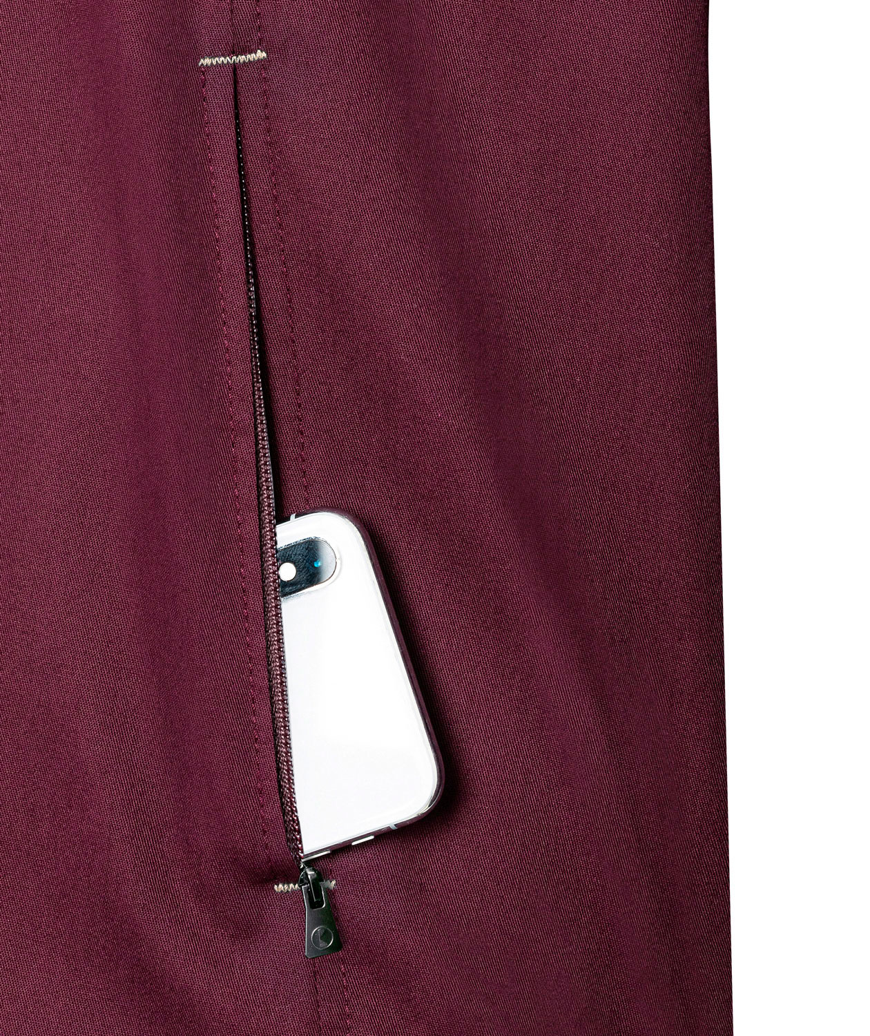 Karlowsky Green-generation kurz&auml;rmelige Kochjacke, Aubergine, large image number 4