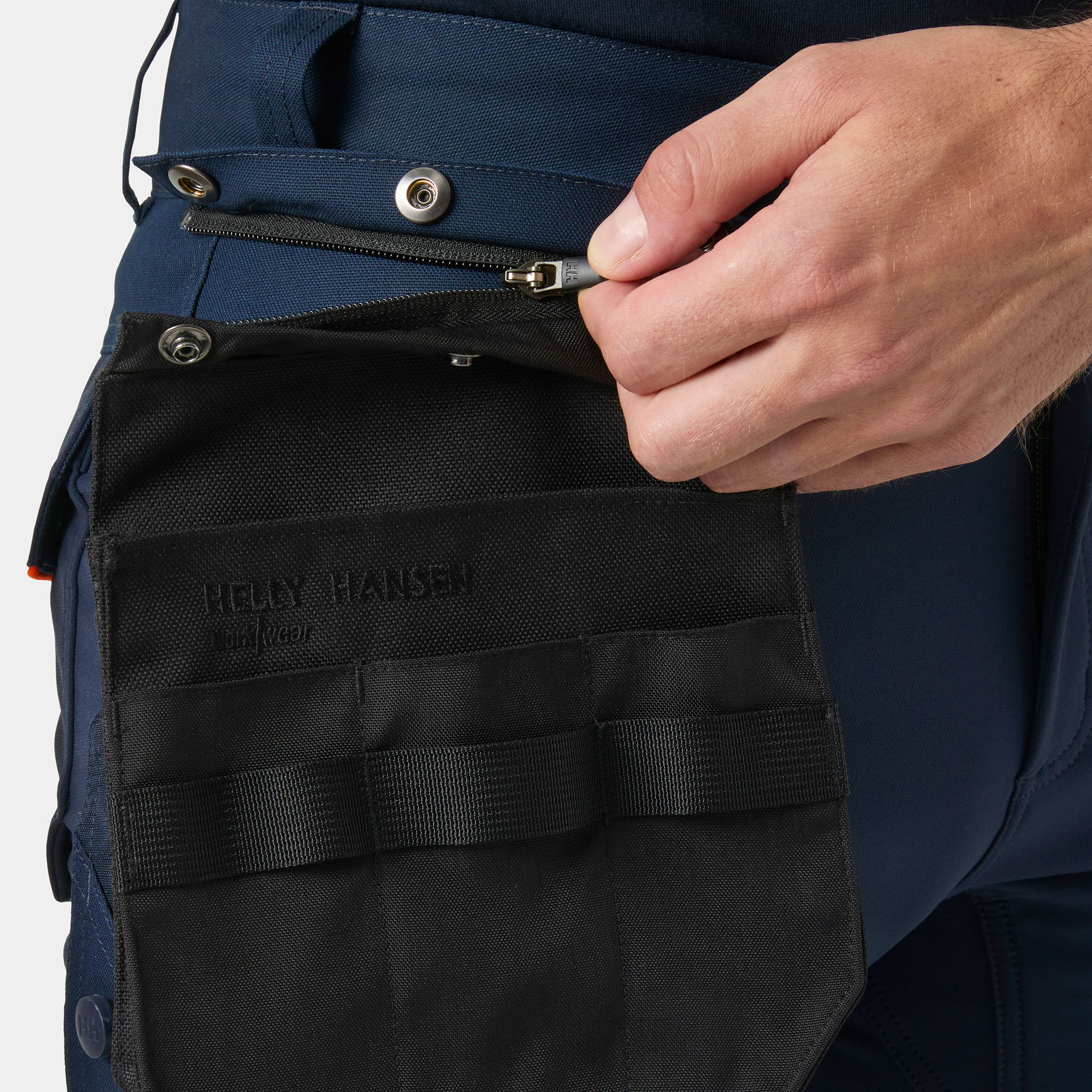HH Chelsea Evo 2.0 Connect&trade; arbeidsshorts full stretch, Navy, large image number 4