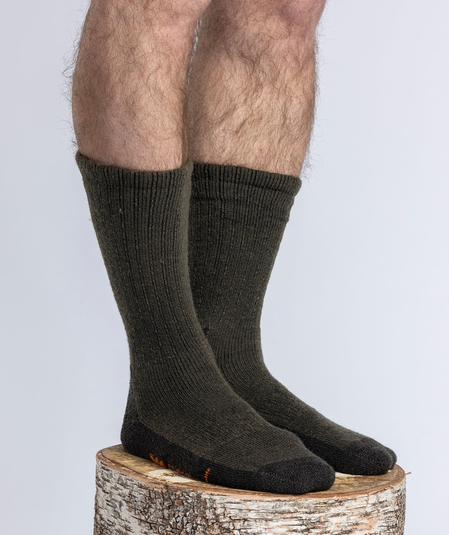 Pinewood Hunters Terry str&oslash;mper med uld, Green/Dark Green