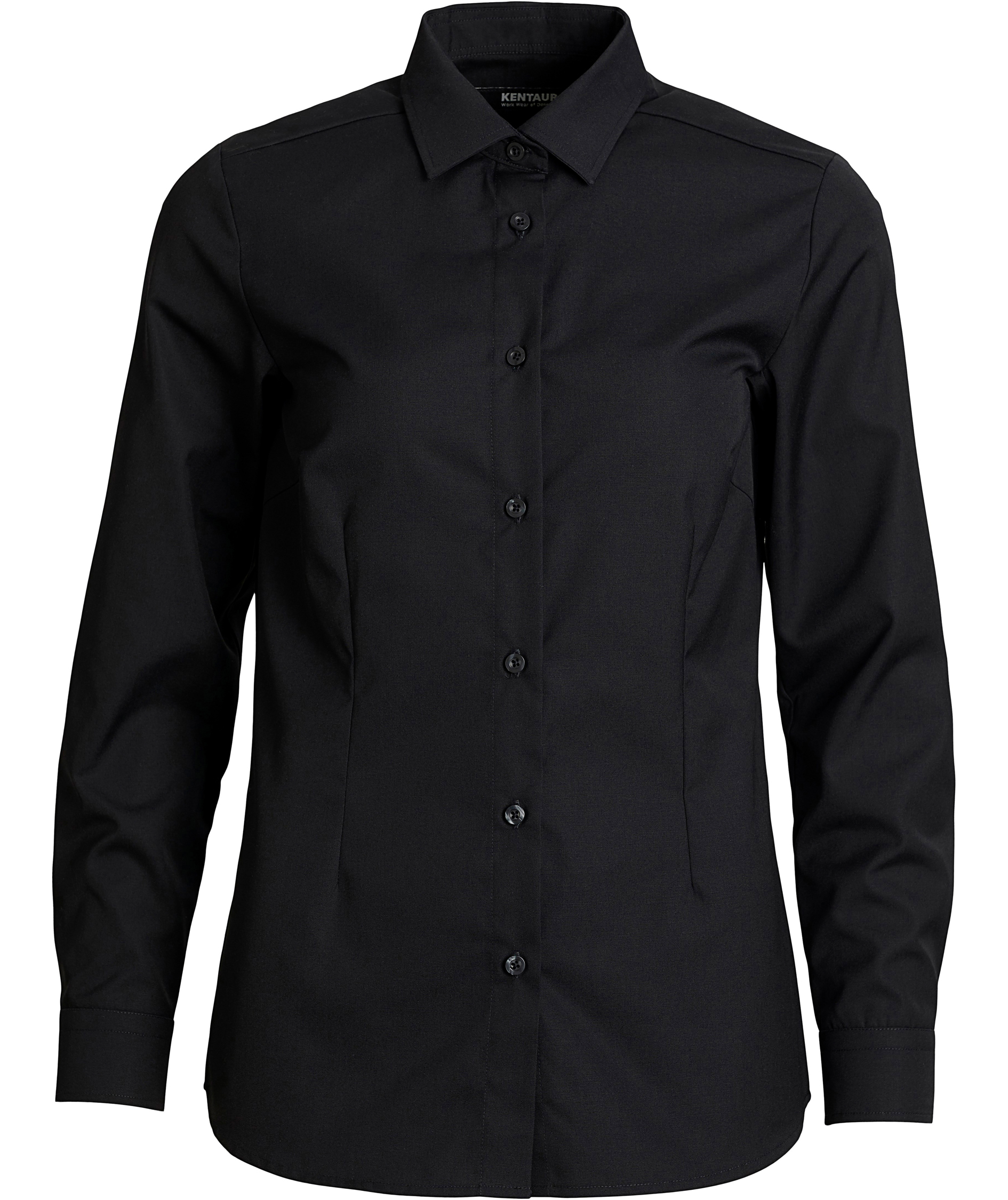 Kentaur modern fit women's shirt, Black, Black, swatch