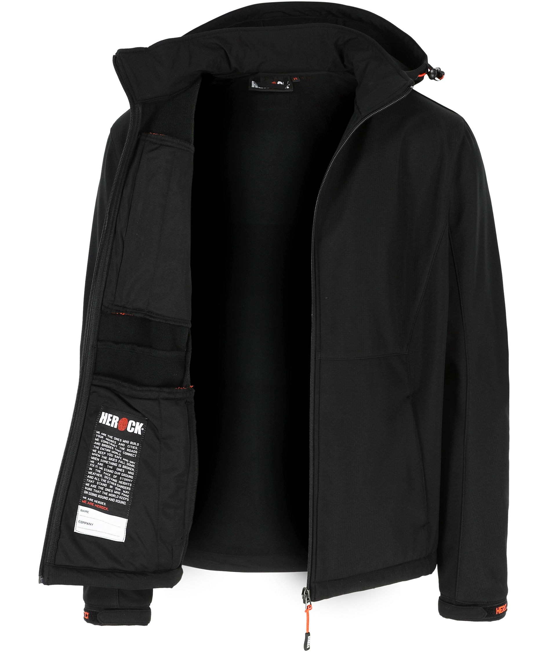 HEROCK Trystan softshell jacket, Black, large image number 5