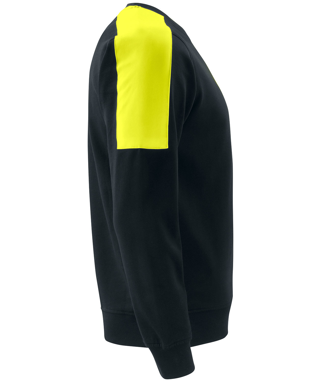ProJob Sweatshirt, Schwarz/Hi-Vis Gelb, large image number 3