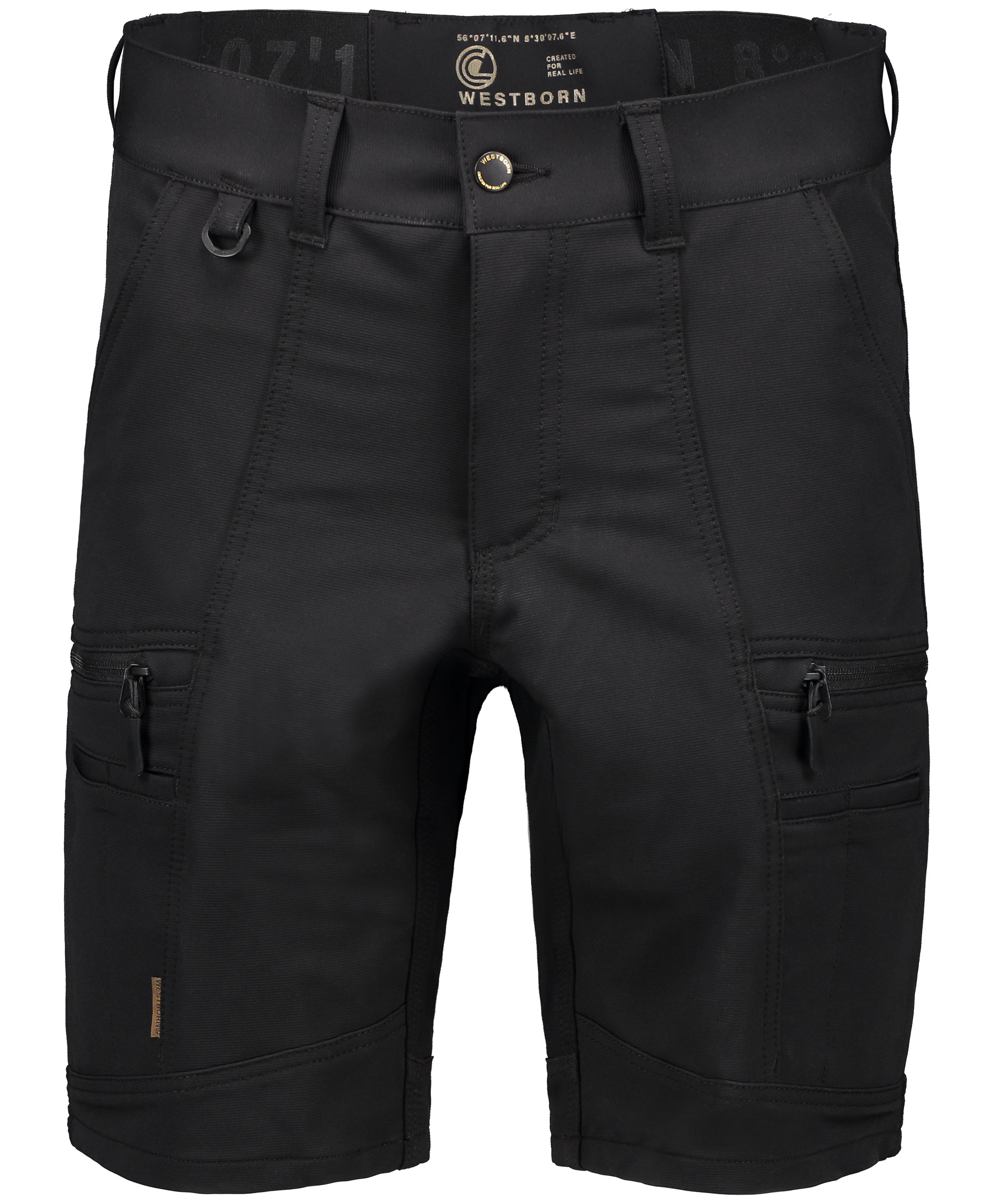 Westborn Active shorts full stretch, Black