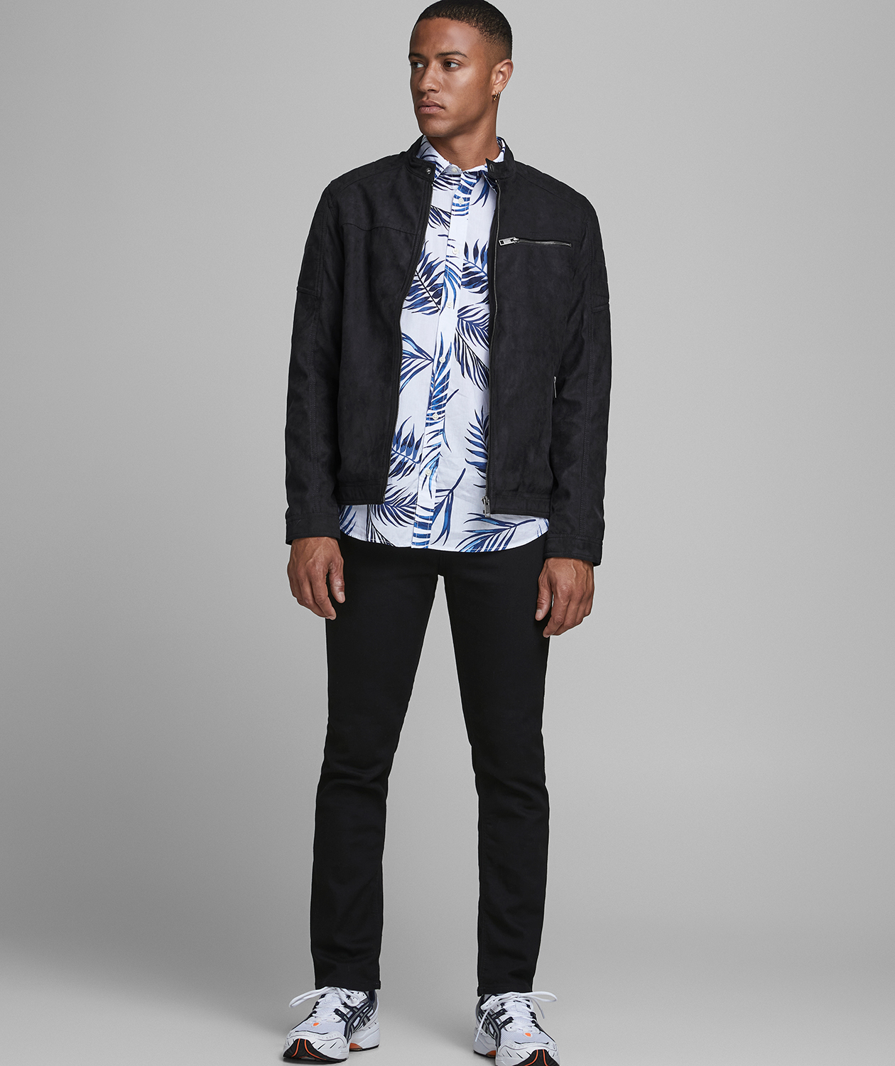 Jack & Jones JJEROCKY Wildlederimitat Jacke, Jet black, large image number 6