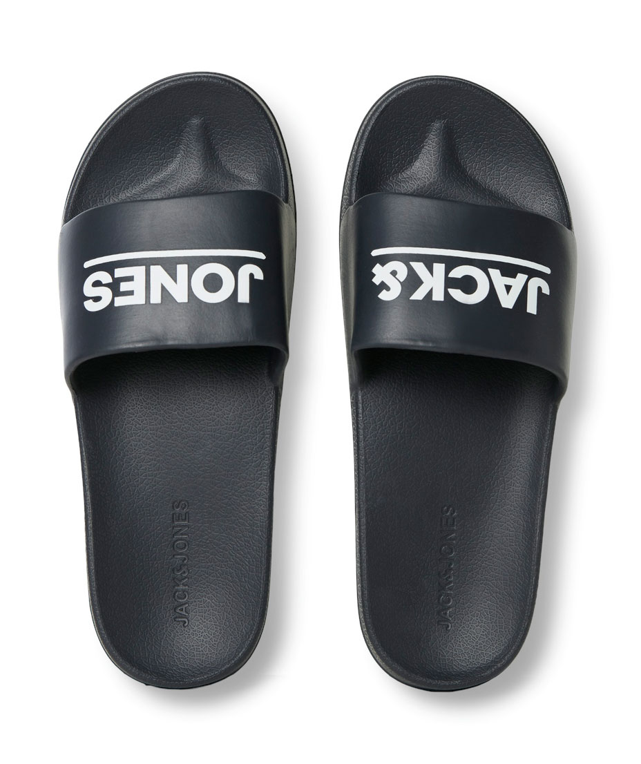 Jack & Jones JFWOLLIE badesandaler, Anthracite, large image number 2