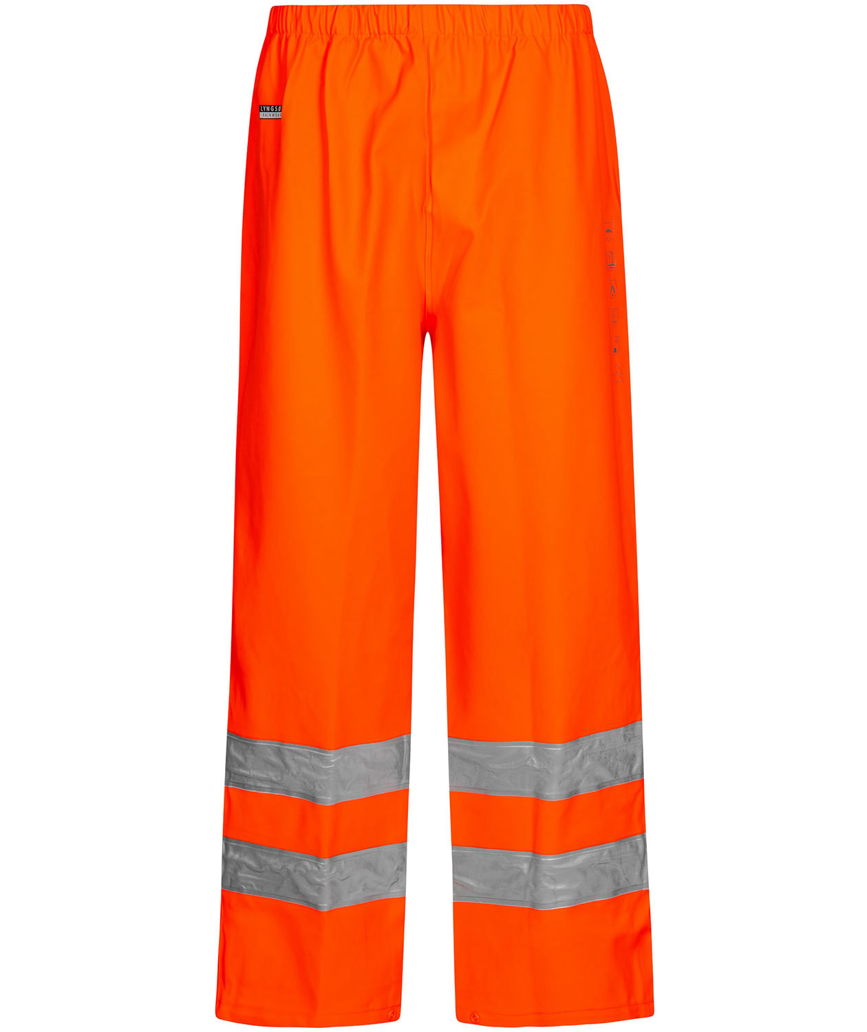 Lyngs&oslash;e Multinorm regnbukse, Hi-vis Orange