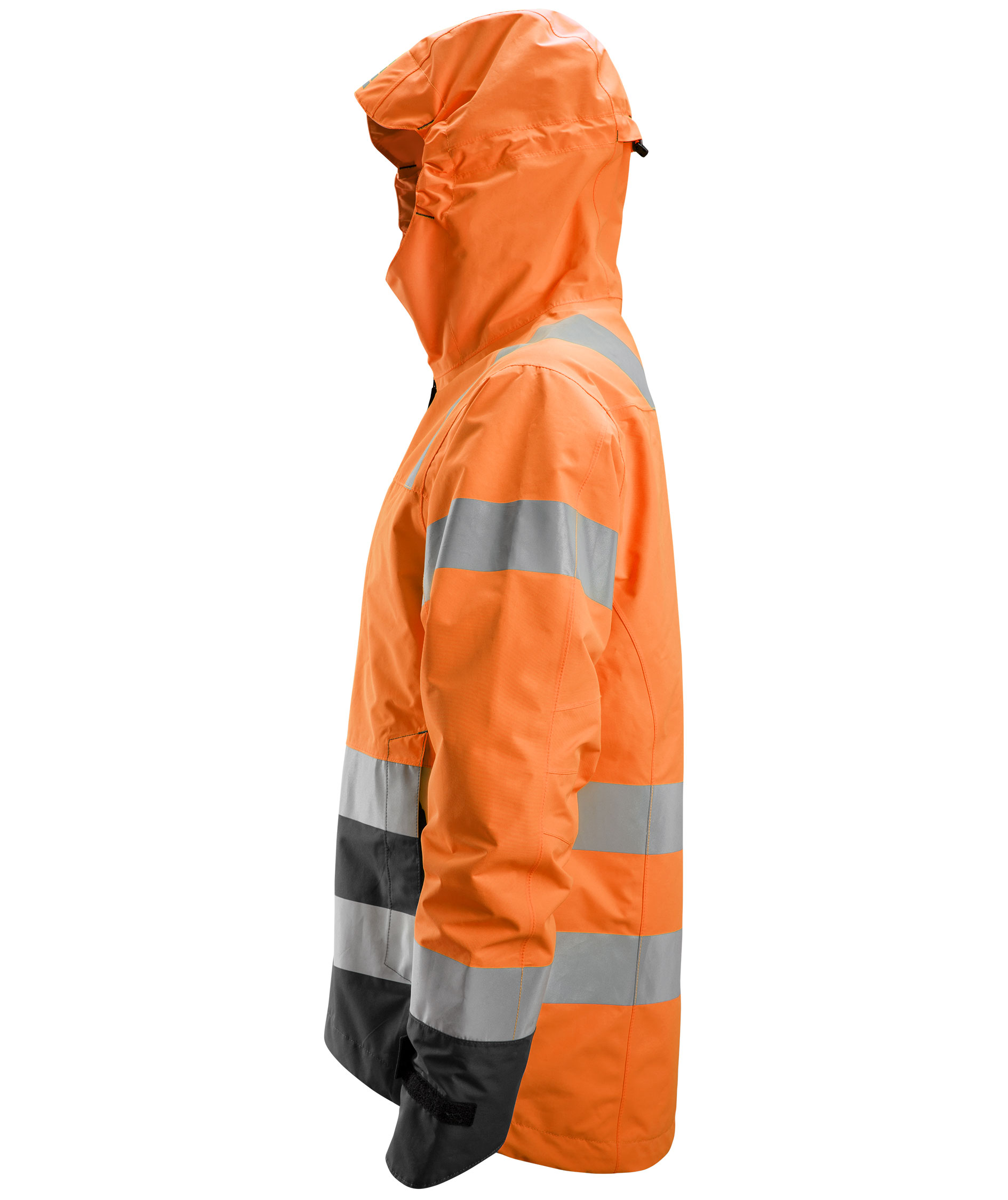 Snickers AllroundWork skaljakke 1330, Hi-Vis Orange/Sort, large image number 3
