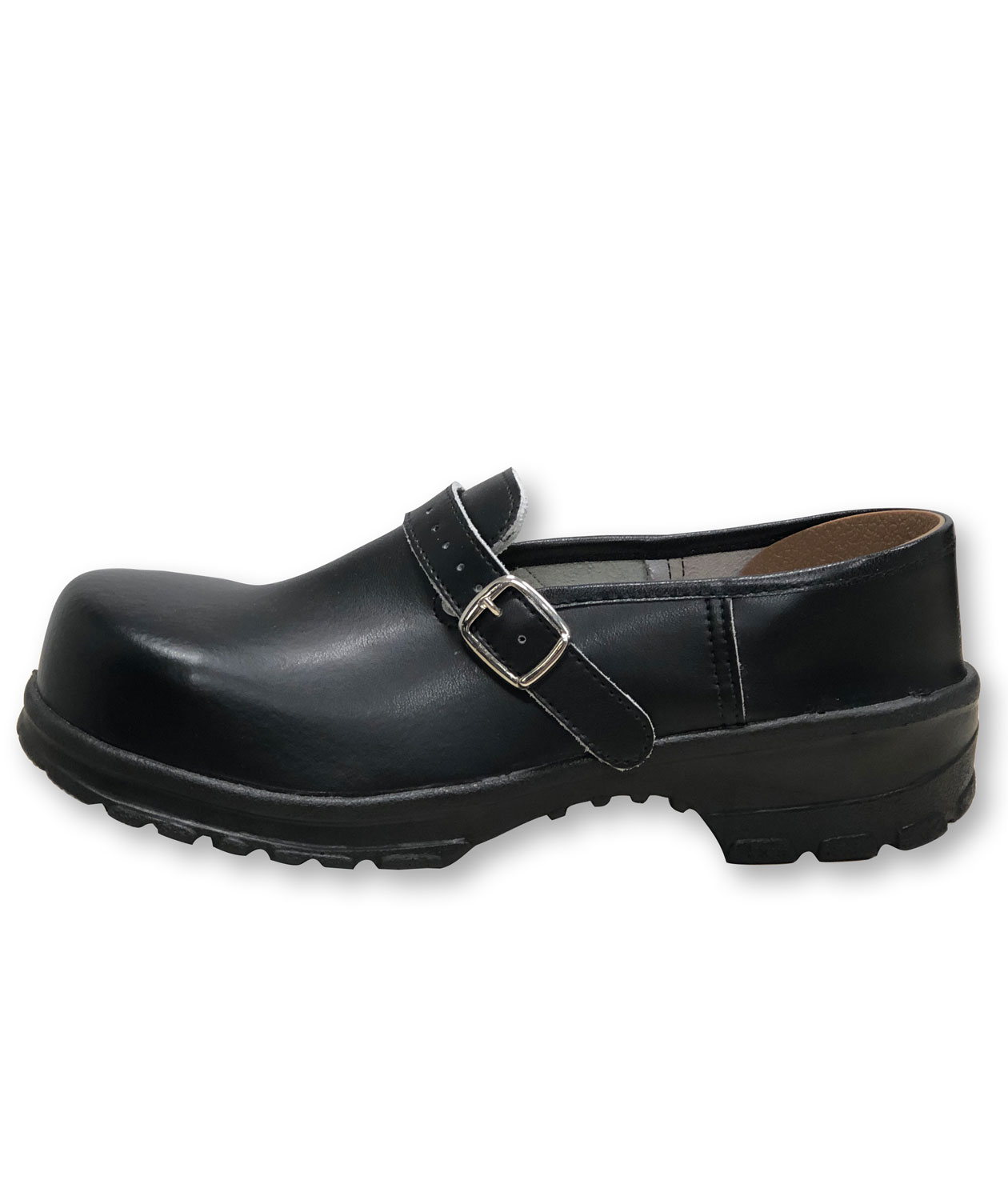 2nd quality product Sika Comfort safety clogs with heel cover SBP, Black