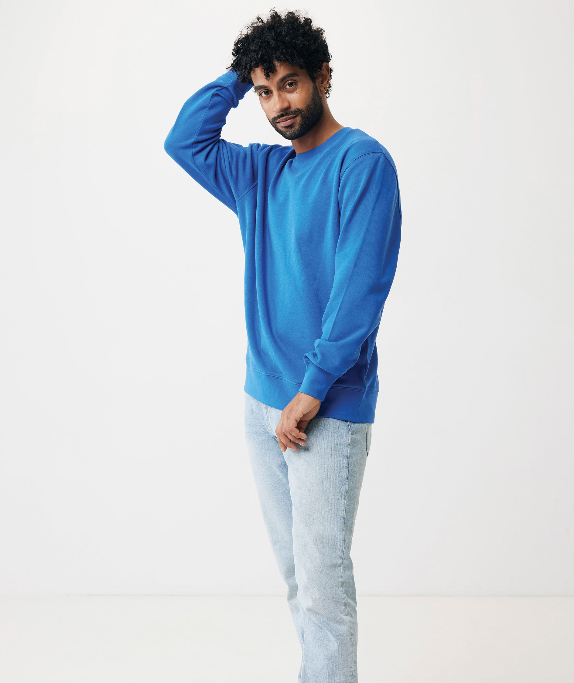 Iqoniq Etosha sweatshirt, Kongebl&aring;, large image number 5