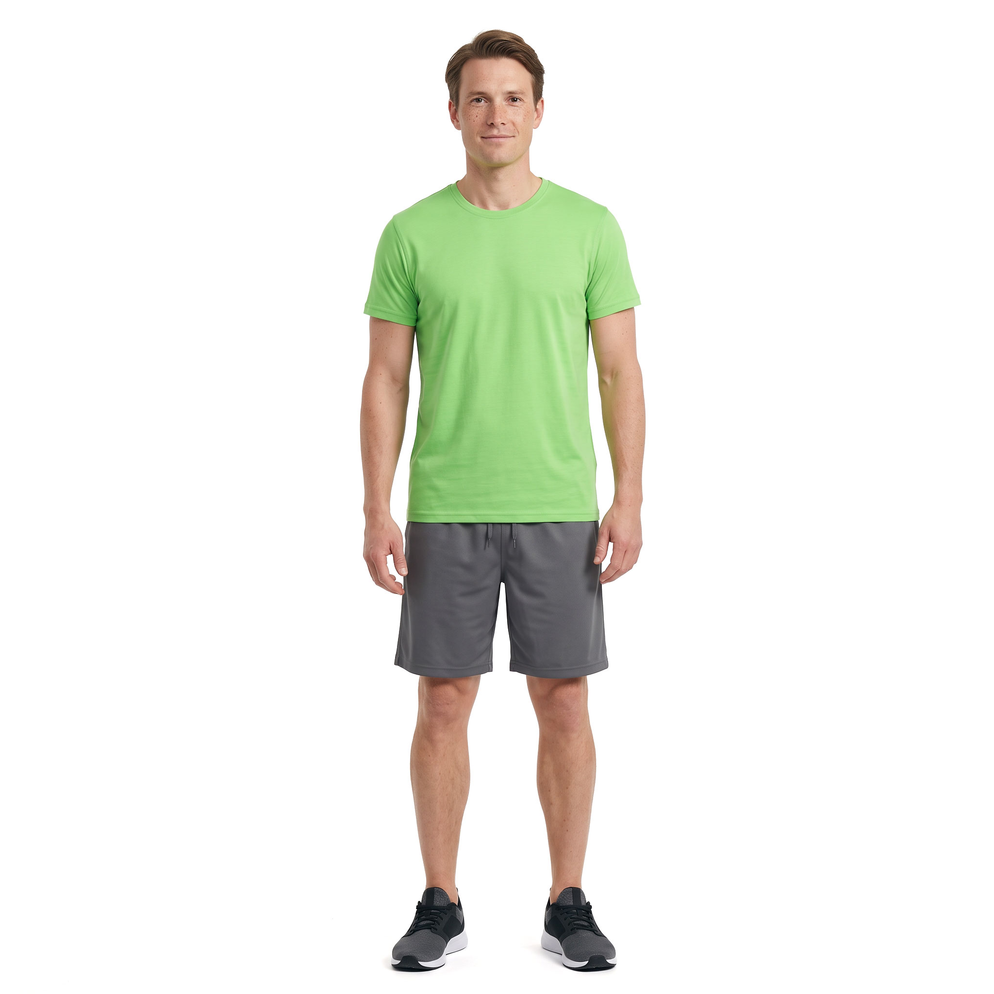 Clique Neon-T T-Shirt, Neon Green, large image number 2