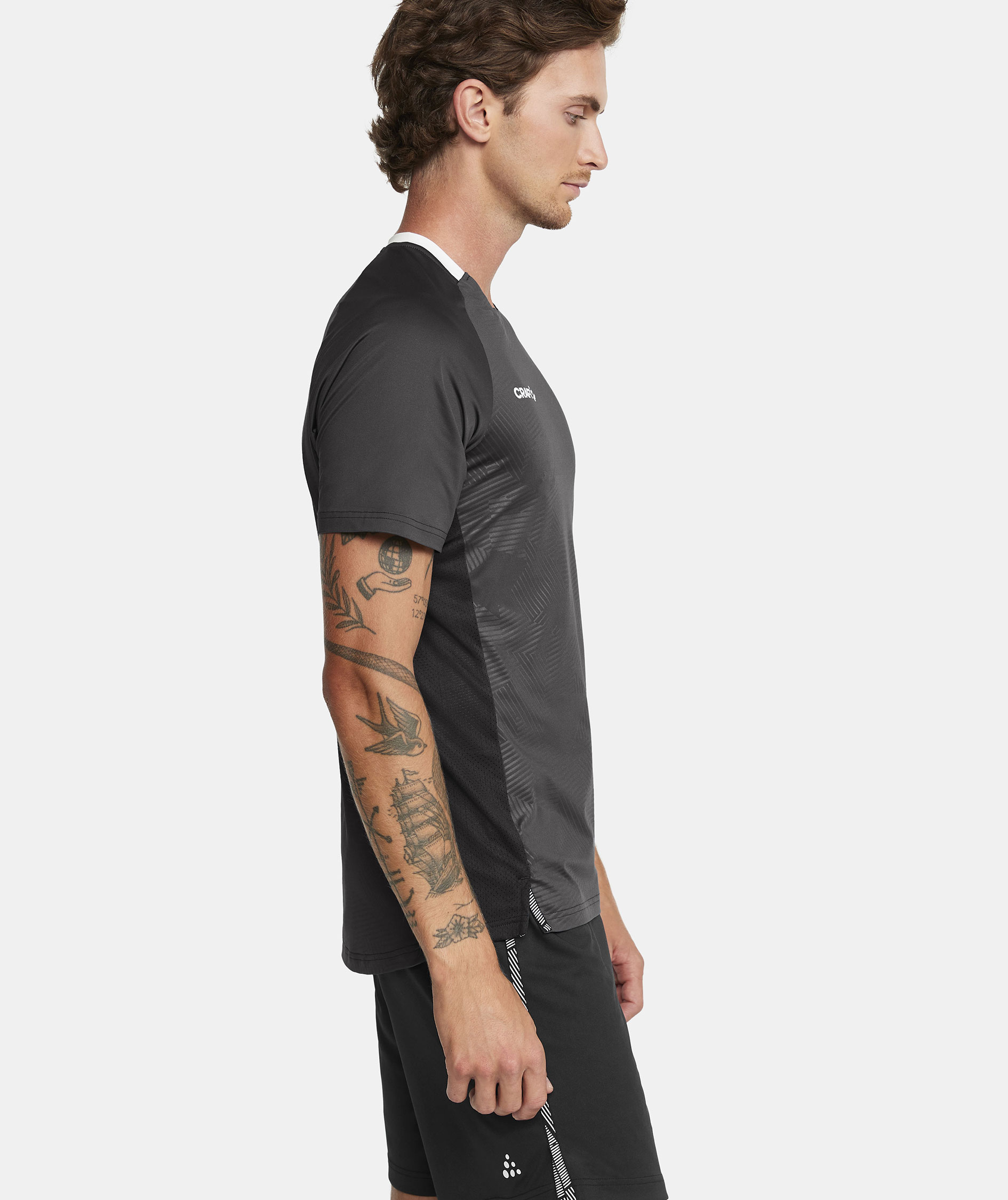 Craft Premier Solid Jersey T-shirt, Asphalt, large image number 6