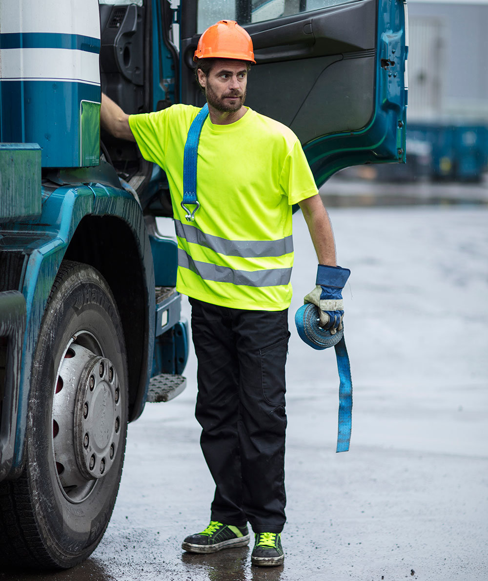 YOU Sm&oslash;gen T-shirt, Varsel Gul, large image number 3