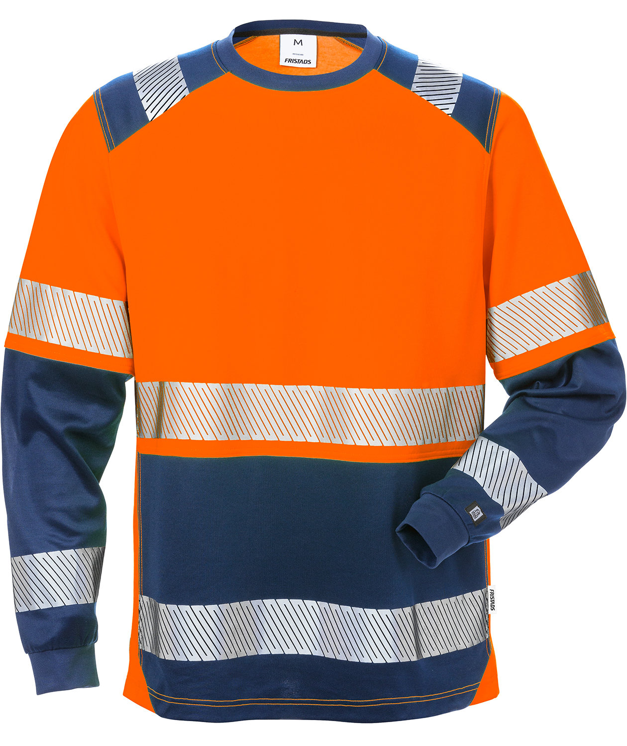 Varsel Orange/Marinbl&aring;