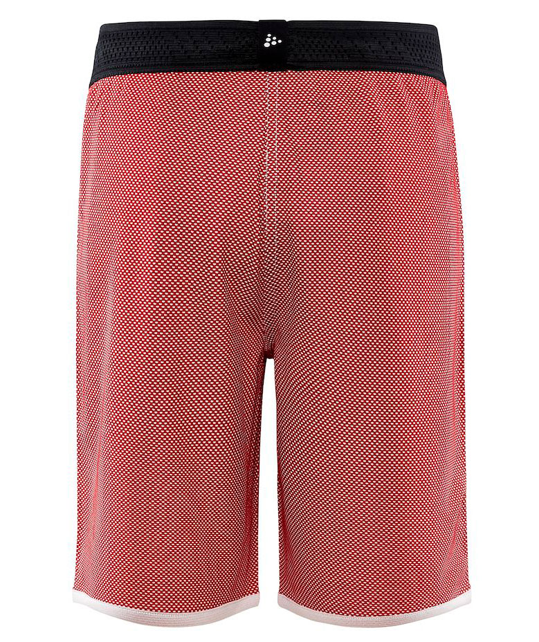 Craft Progress vendbare shorts til b&oslash;rn, Bright red/white, large image number 3