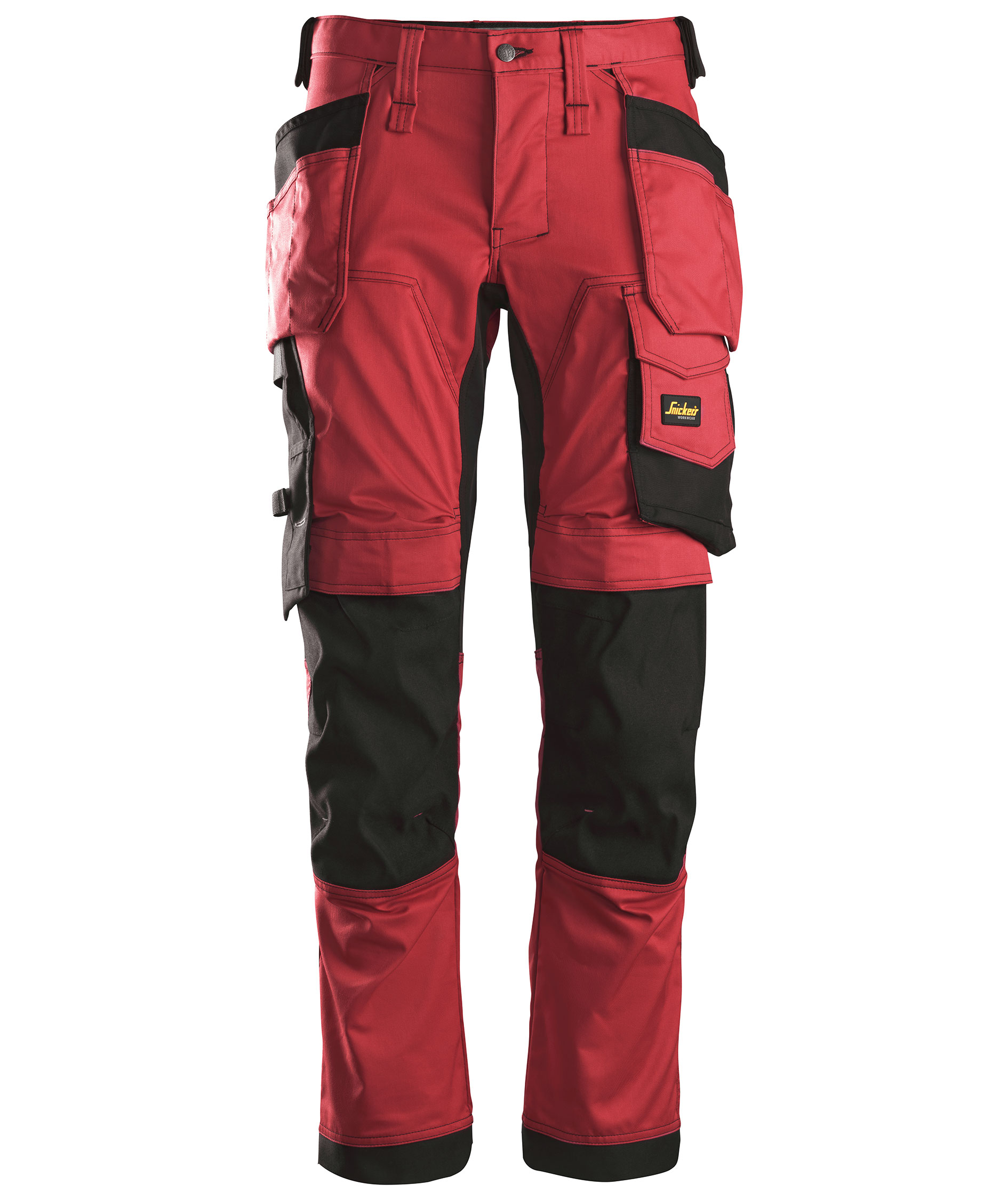 Snickers AllroundWork h&aring;ndv&aelig;rkerbukser 6241, Chili Red/Black, Chili Red/Black, swatch