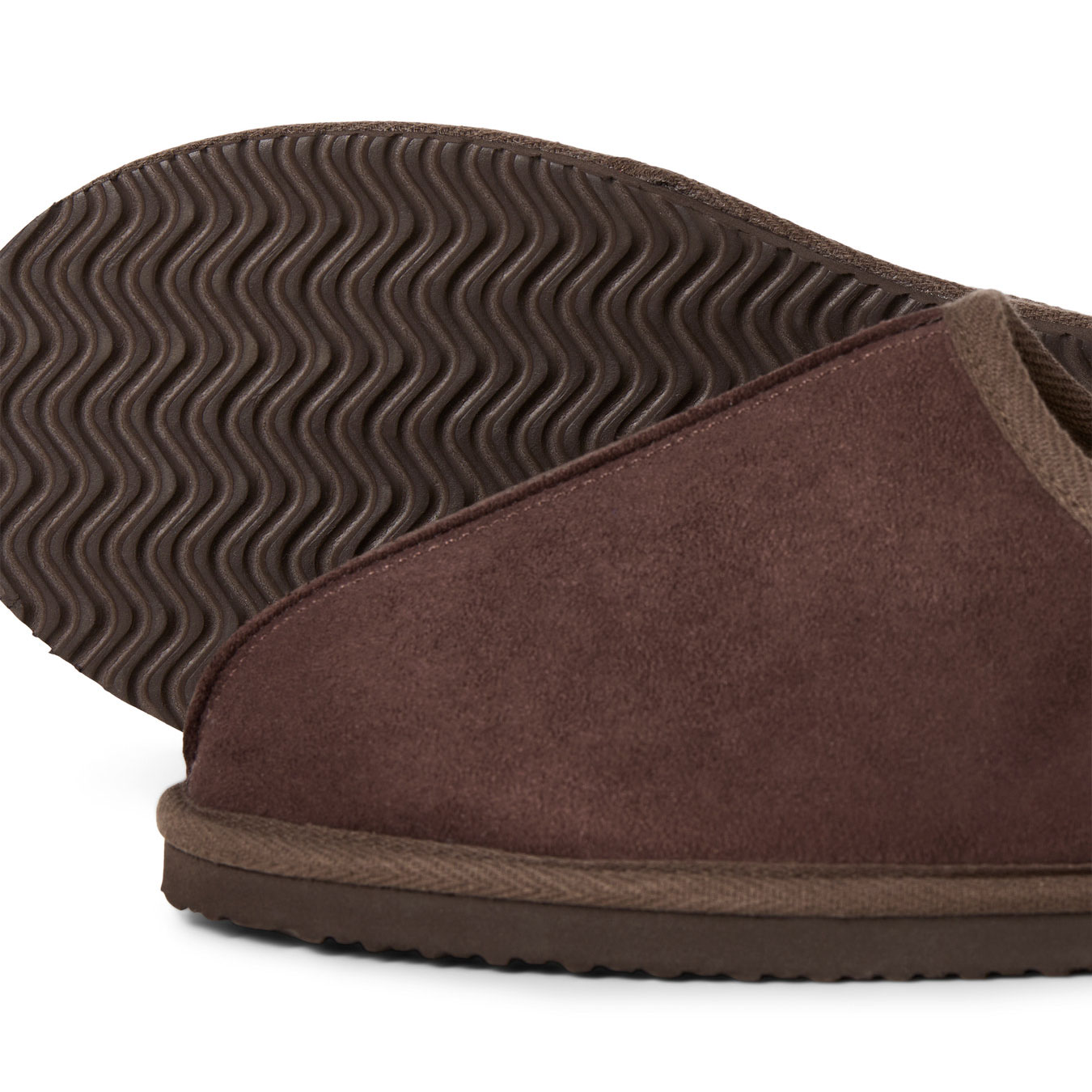 Jack & Jones JFWDUDELY mikrofiber slippers, Java, large image number 4