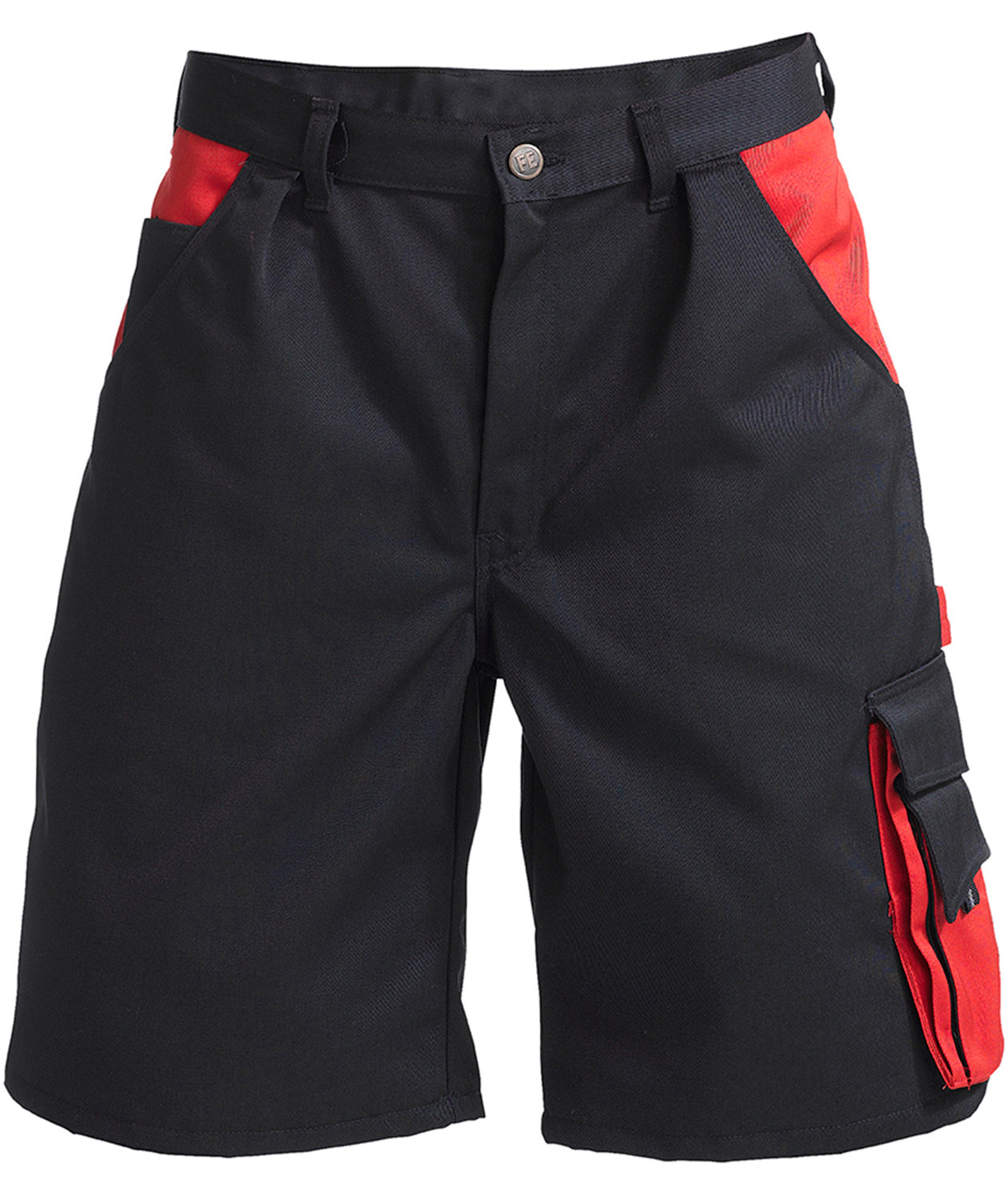 Engel Enterprise arbetsshorts, Svart/R&ouml;d