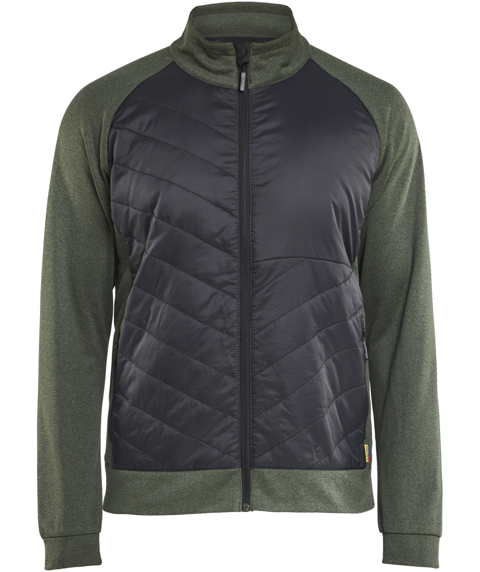 Bl&aring;kl&auml;der hybrid cardigan, Efter&aring;rsgr&oslash;n/Sort, large image number 0