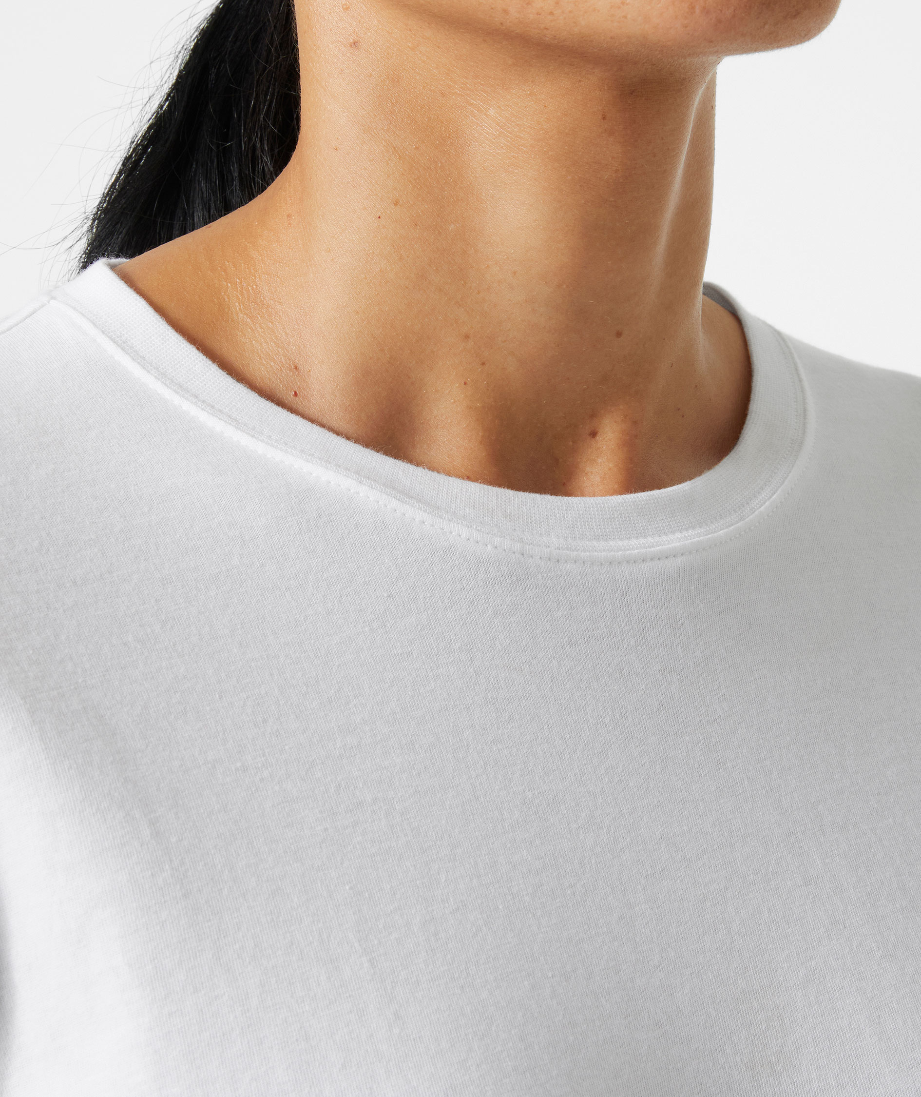 Helly Hansen Classic l&aring;ng&auml;rmad T-shirt dam, Vit, large image number 4