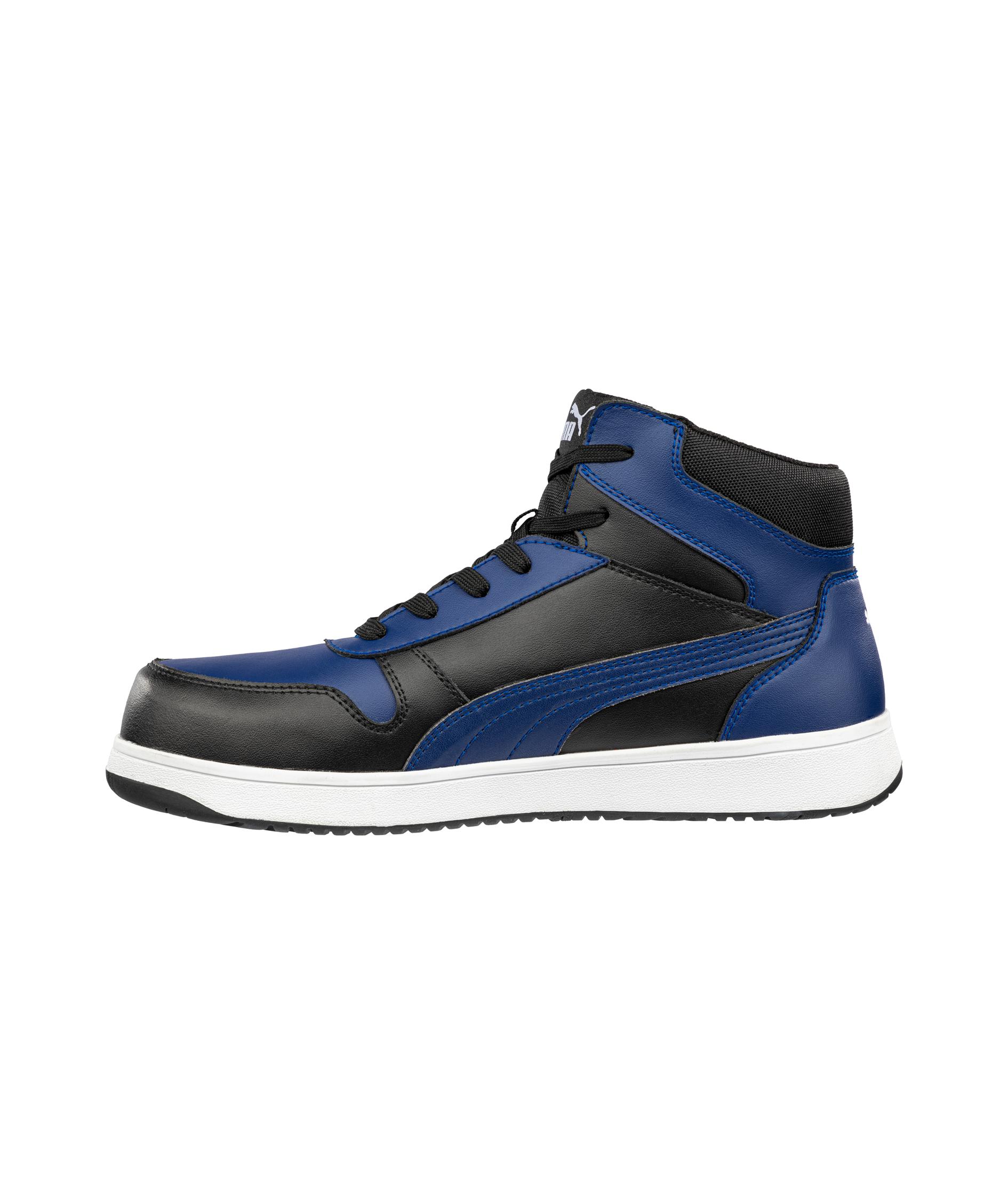 Puma Frontcourt Mid safety boots S3L, Black/Navy Blue