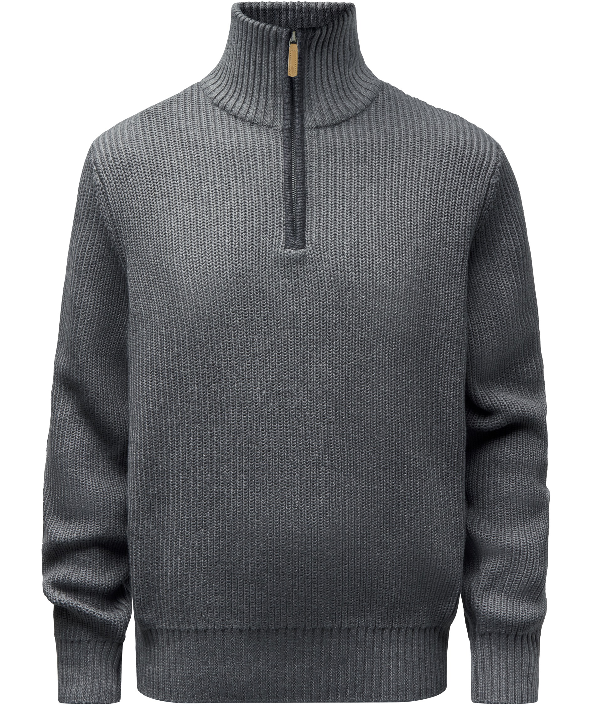 Pinewood Philip strik half zip, Dark Grey Melange, Dark Grey Melange, swatch