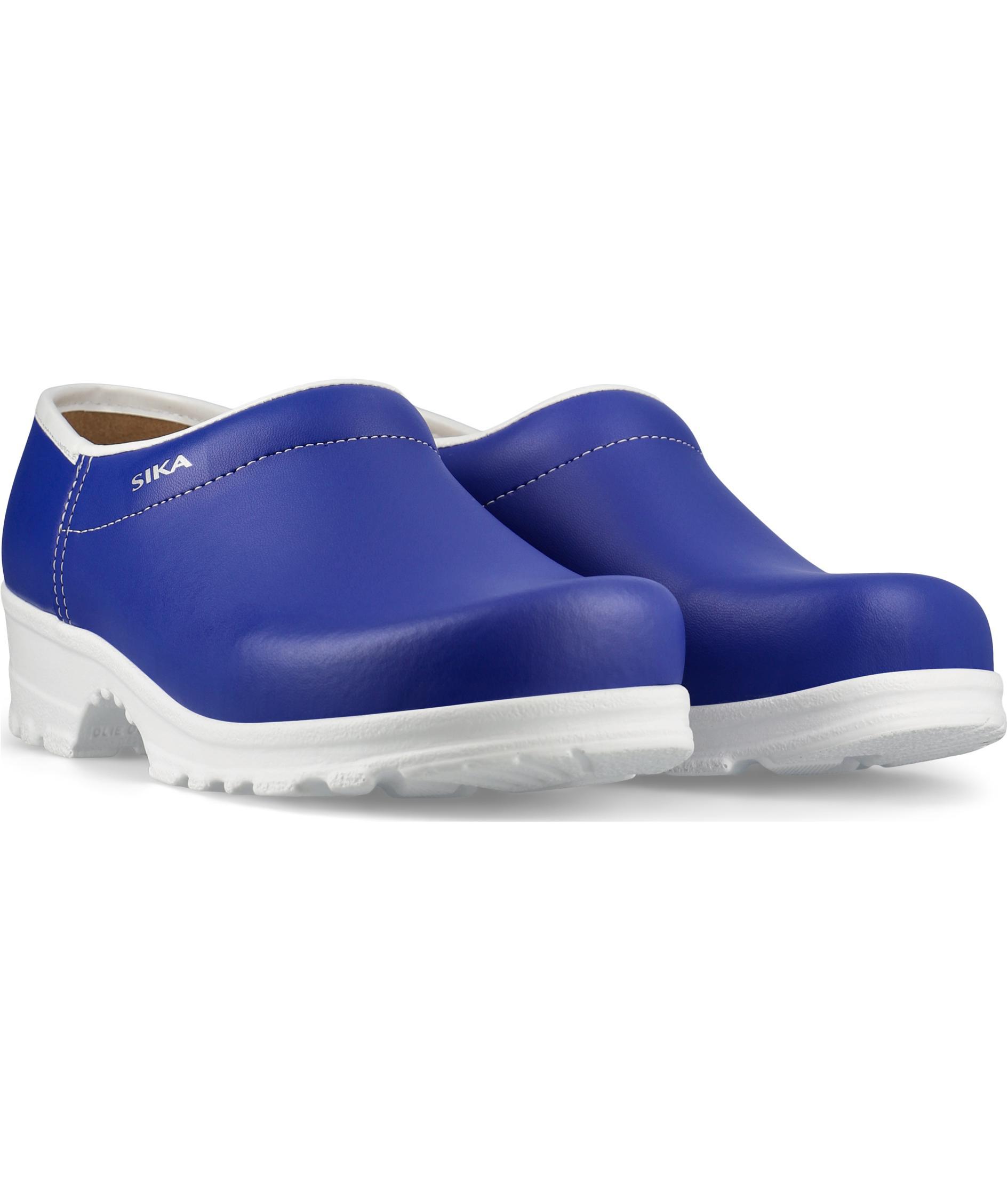 2. sortering Sika flex tr&aelig;sko med h&aelig;lkappe O2, Bl&aring;/Hvid, large image number 3