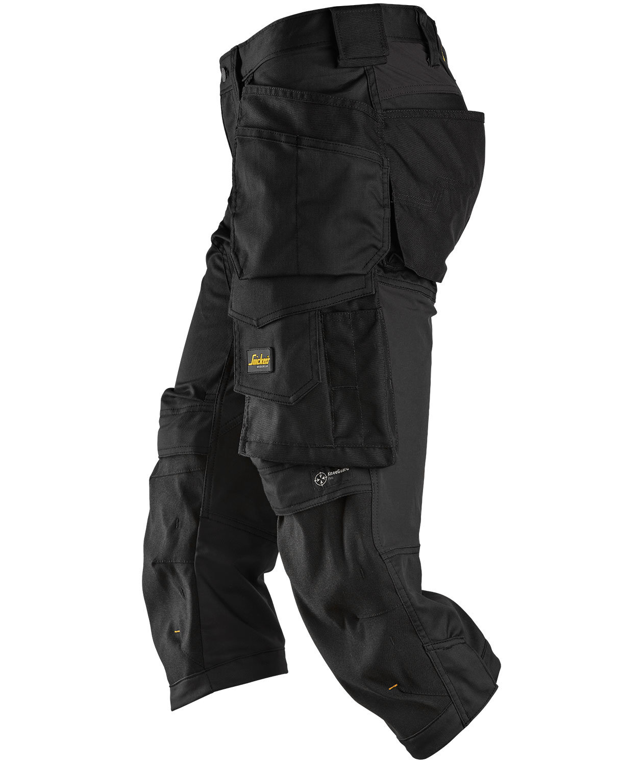 Snickers AllroundWork h&aring;ndverkerknickers 6142, Svart, large image number 3