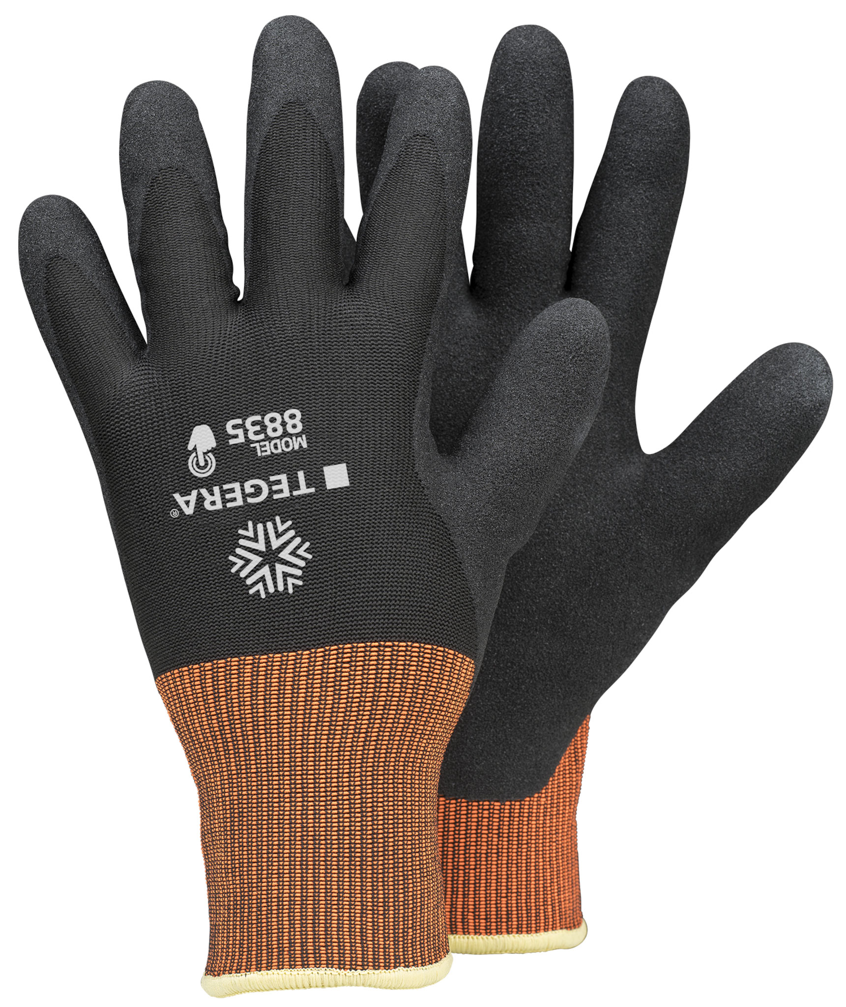 Tegera 8835 Winterarbeitshandschuhe, Schwarz