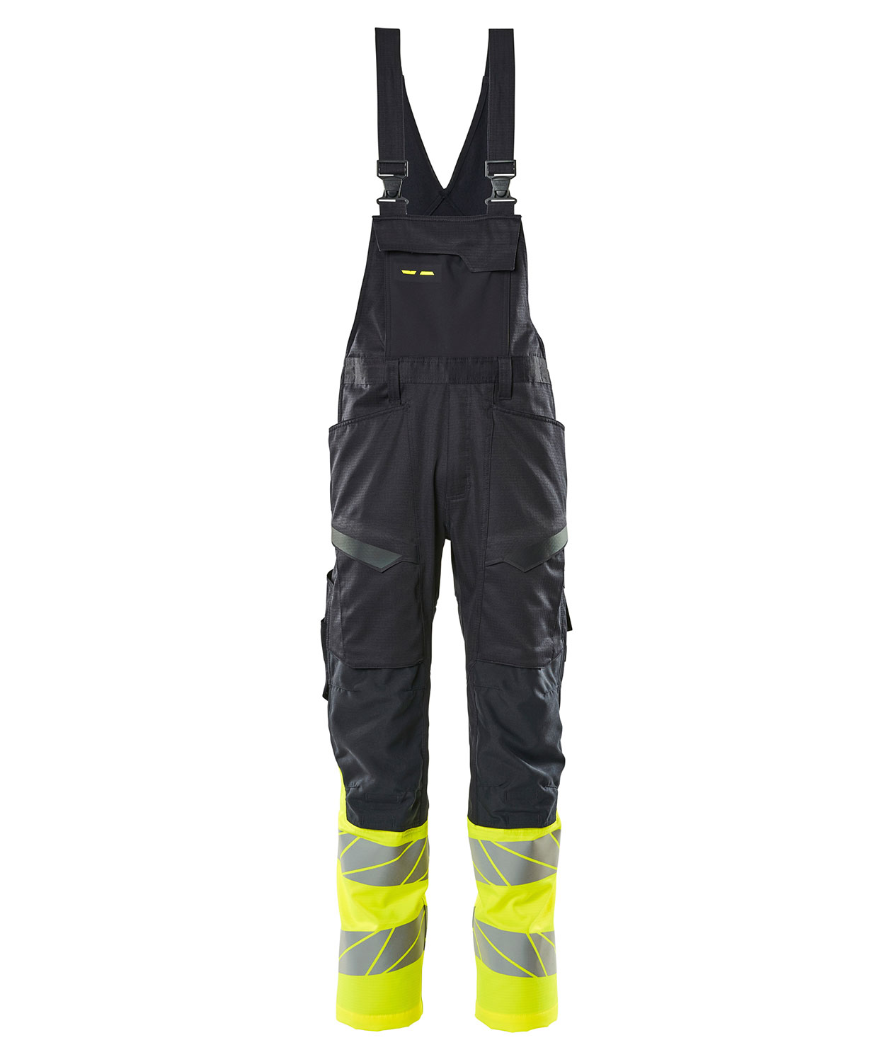 Mascot Accelerate Safe h&auml;ngselbyxa, M&ouml;rk Marinbl&aring;/Hi-Vis Gul