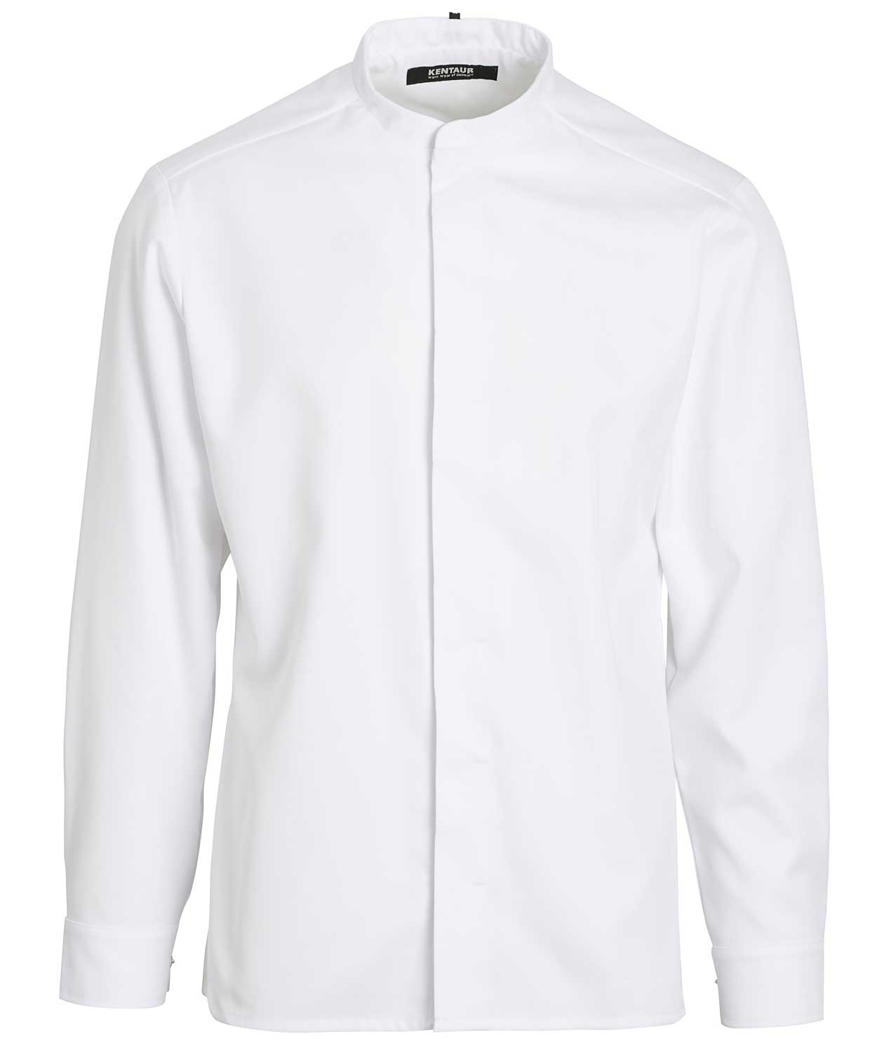 Kentaur modern fit kock-/service skjorta, Vit
