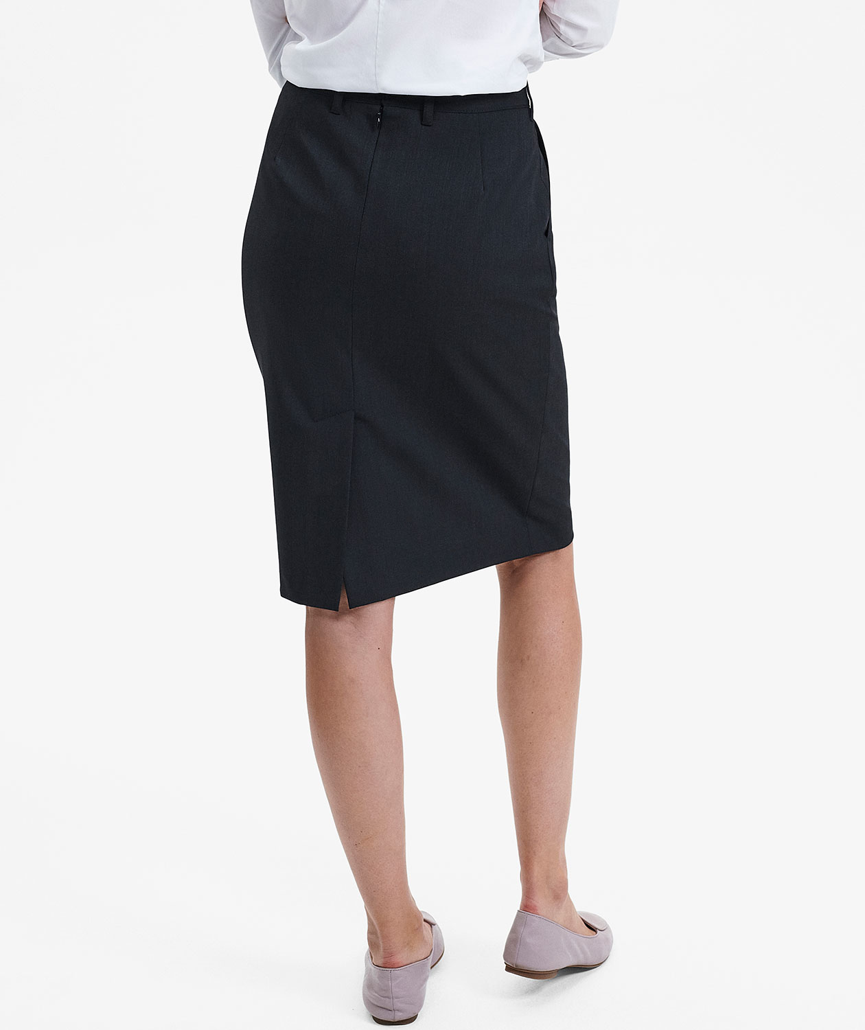 Sunwill Traveller Bistretch Modern fit dame skj&oslash;rt, Charcoal, large image number 3