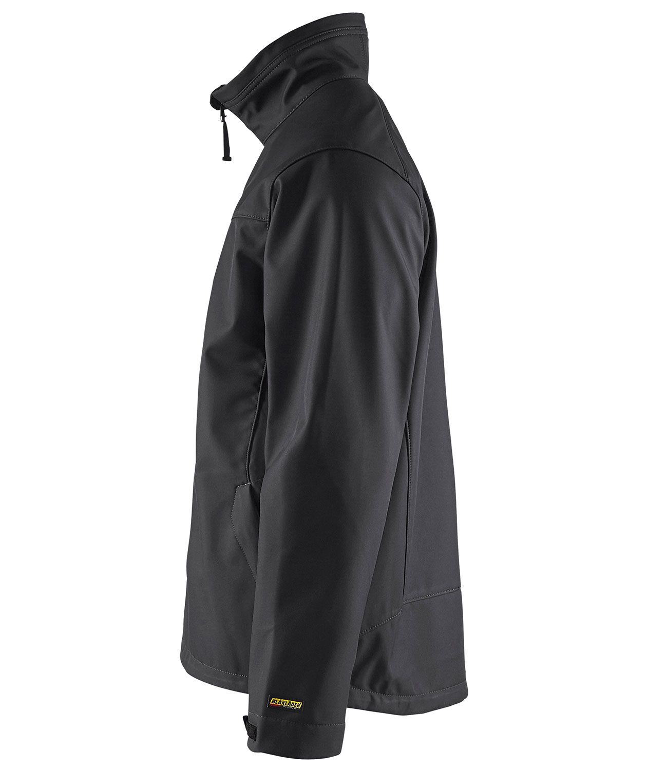 Bl&aring;kl&auml;der softshelljakke, Svart, large image number 3