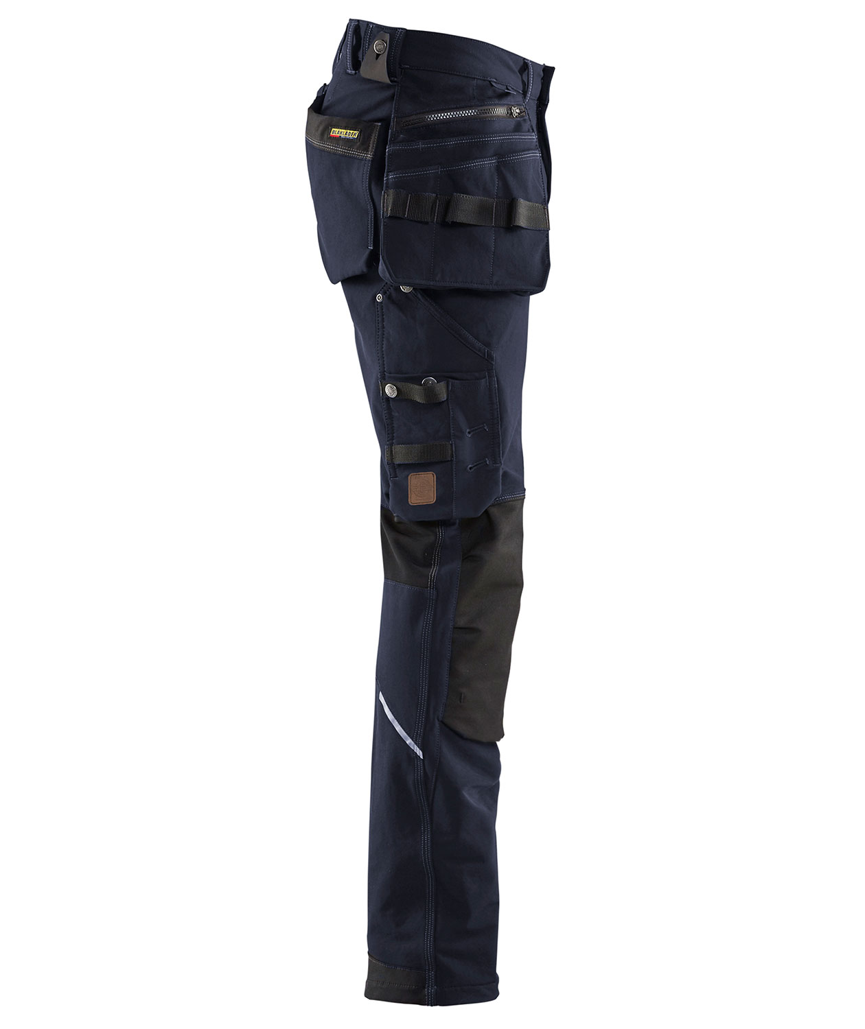 Bl&aring;kl&auml;der X1900 h&aring;ndv&aelig;rkerbukser full stretch, M&oslash;rk Marinebl&aring;/Sort, large image number 2