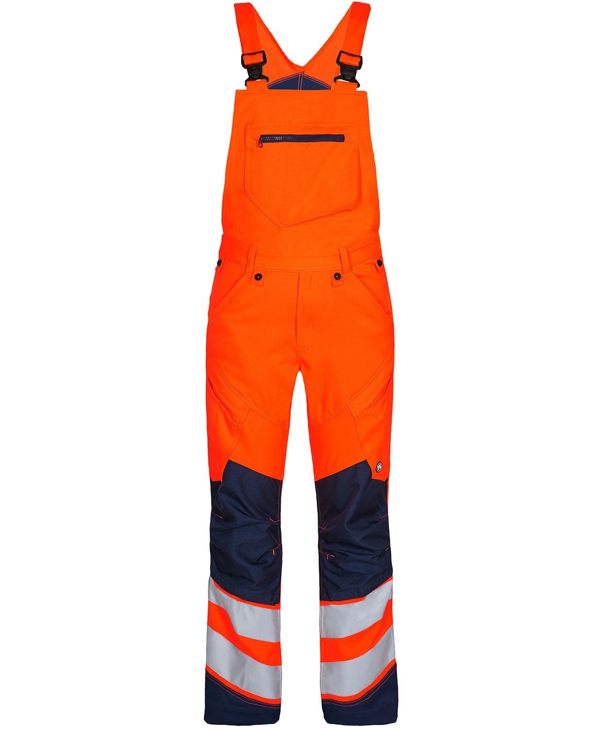 Engel Safety h&auml;ngselbyxa, Orange/Blue Ink, large image number 0